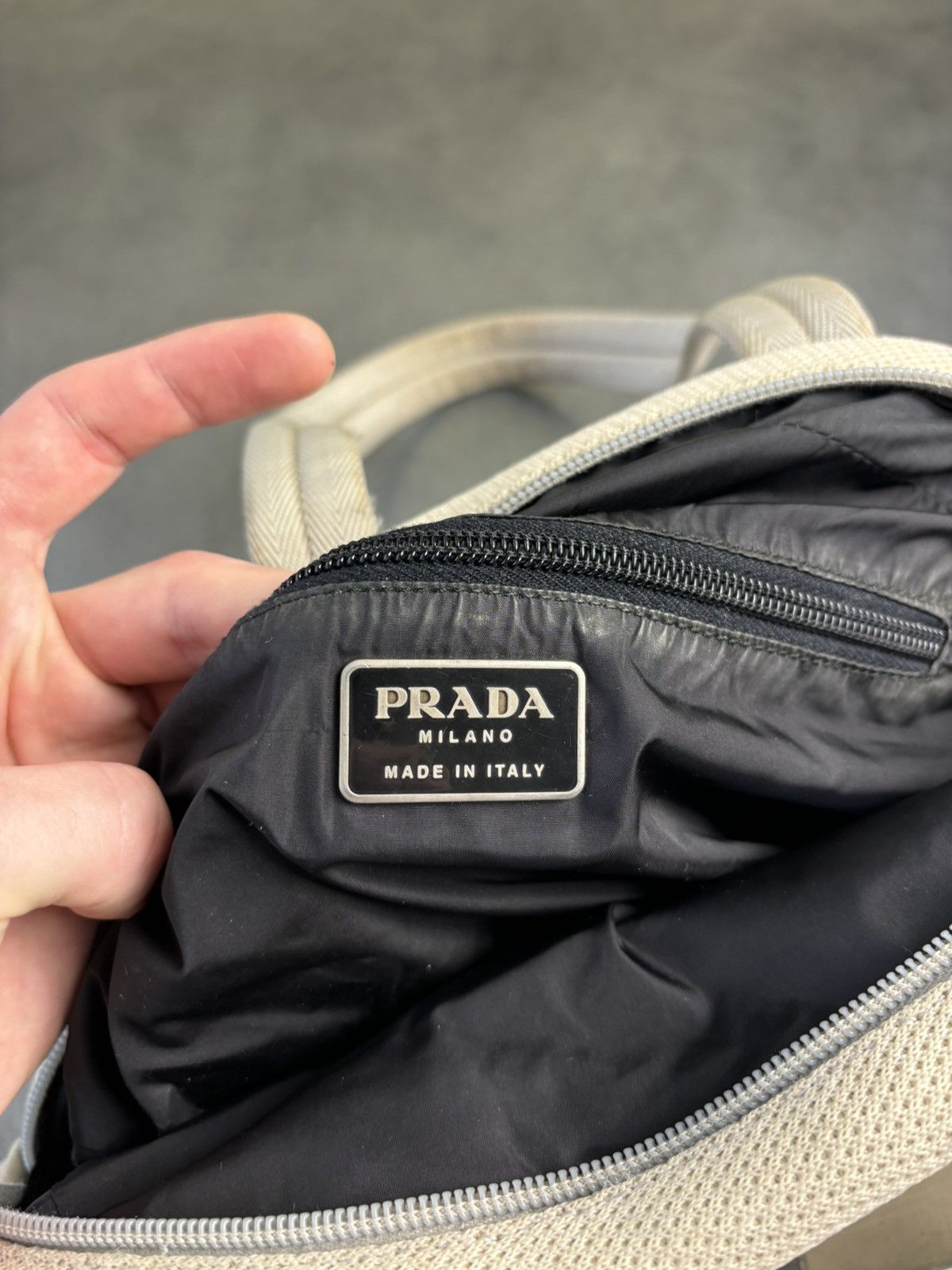 Prada × Vintage S/S 2000 Prada Sport Bag Vintage Prada Bag Mesh Linea Rossa Size ONE SIZE - 6 Thumbnail