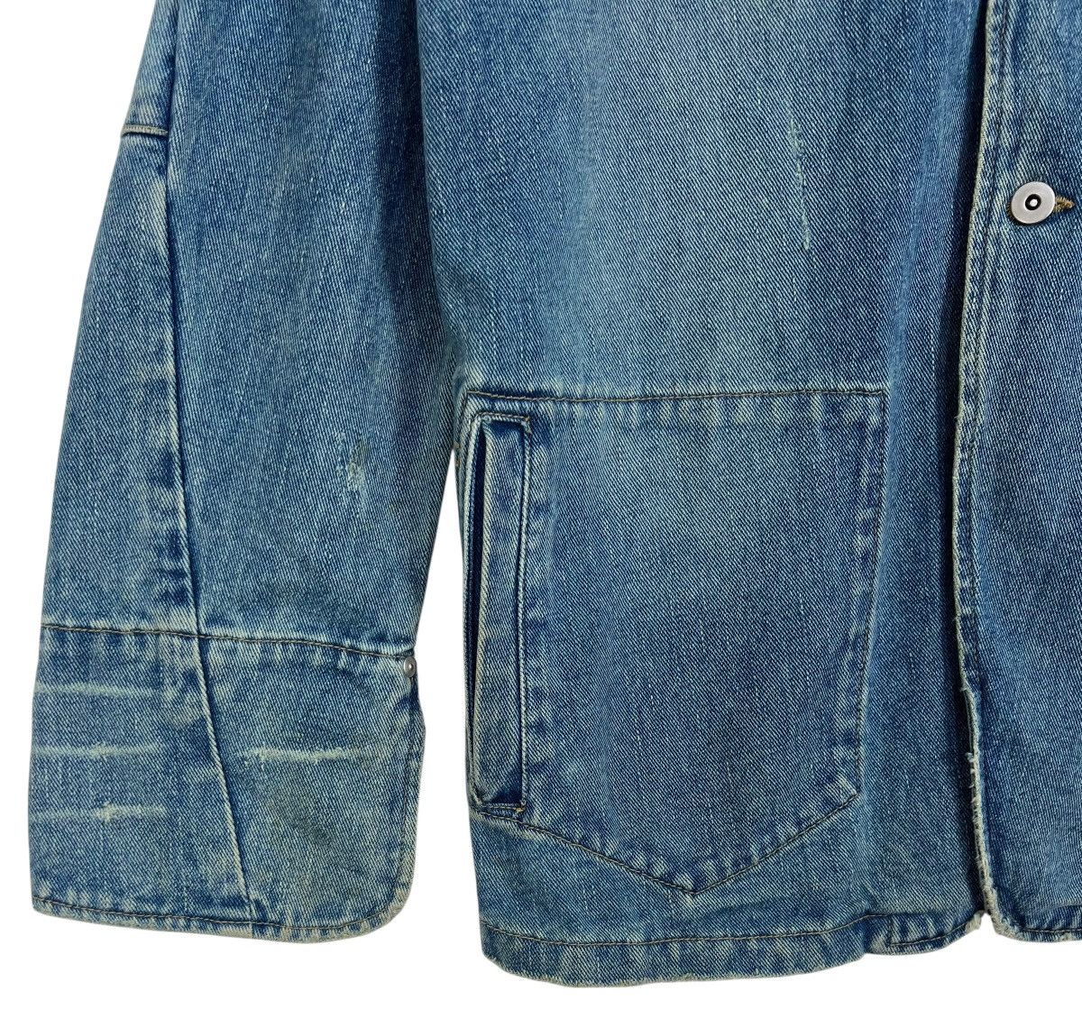 Japanese Brand Vintage Joge Martin Distressed Denim Chore Jacket Size US L / EU 52-54 / 3 - 8 Thumbnail