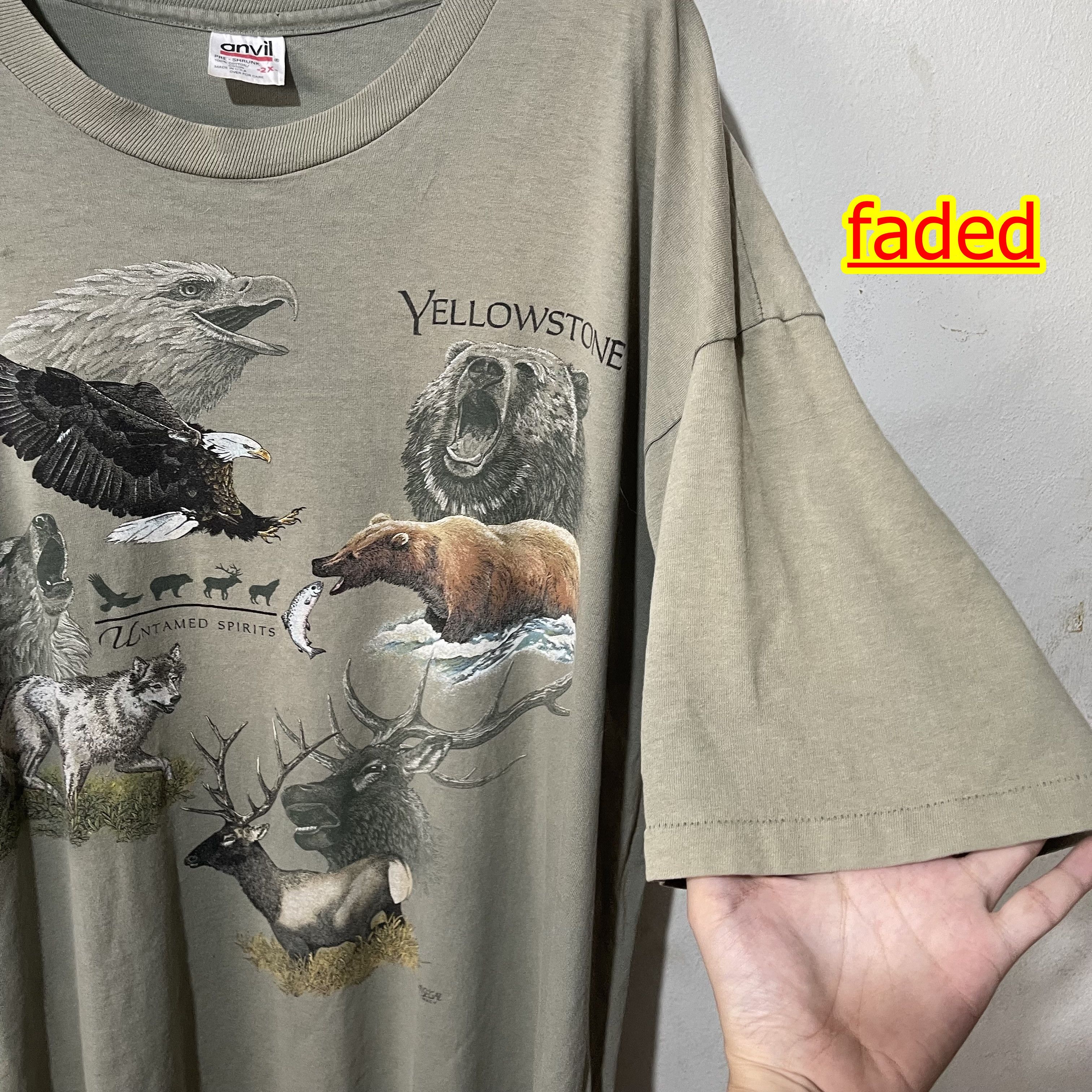 Vintage Vintage 90s Yellowstone Shirt Size US XXL / EU 58 / 5 - 9 Thumbnail