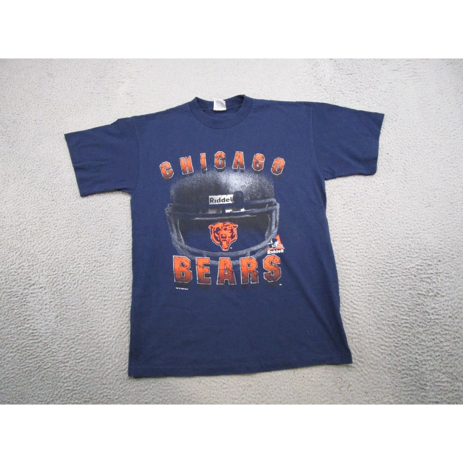 Riddell VINTAGE 1996 Chicago Bears NFL Riddell Single Stitch T-Shirt Mens SZ L USA Made Size US L / EU 52-54 / 3 - 2 Thumbnail