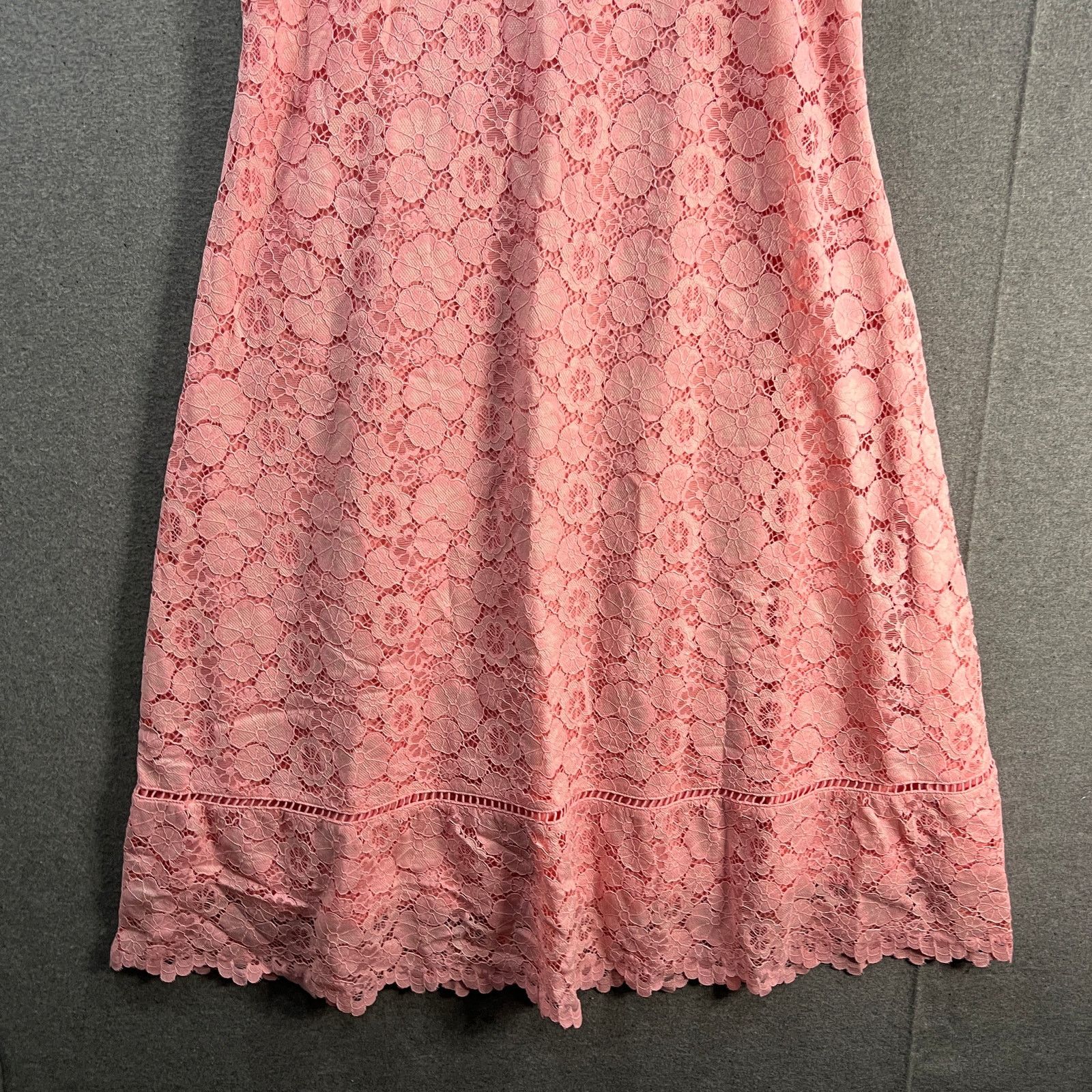 Isaac Mizrahi Isaac Mizrahi Live Regular Lace Dress with Lattice Trim Size S / US 4 / IT 40 - 5 Thumbnail