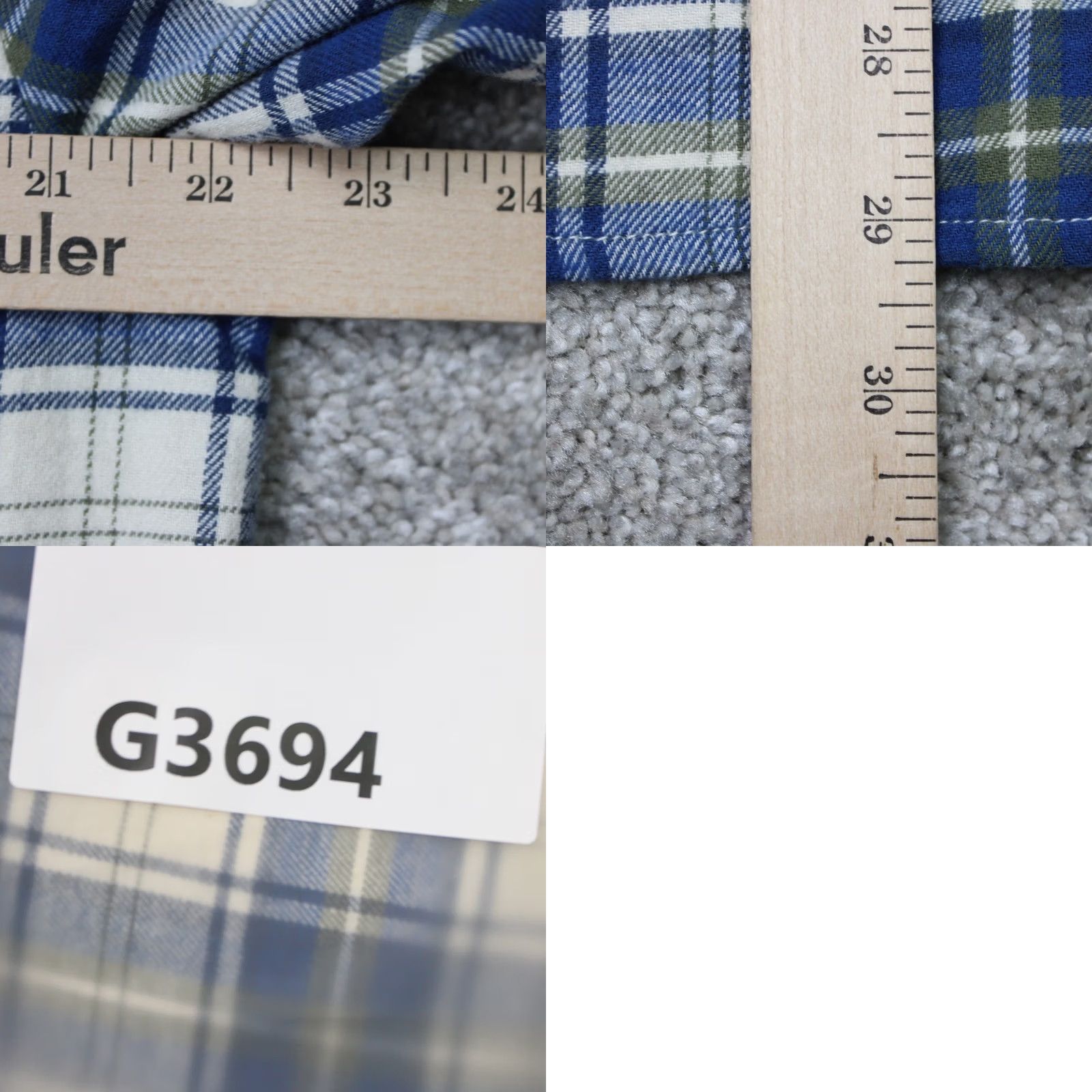 Lucky Brand Lucky Brand Button-Up Shirt Mens Medium Blue Plaid Cotton Long Sleeve NWT Size US M / EU 48-50 / 2 - 9 Thumbnail