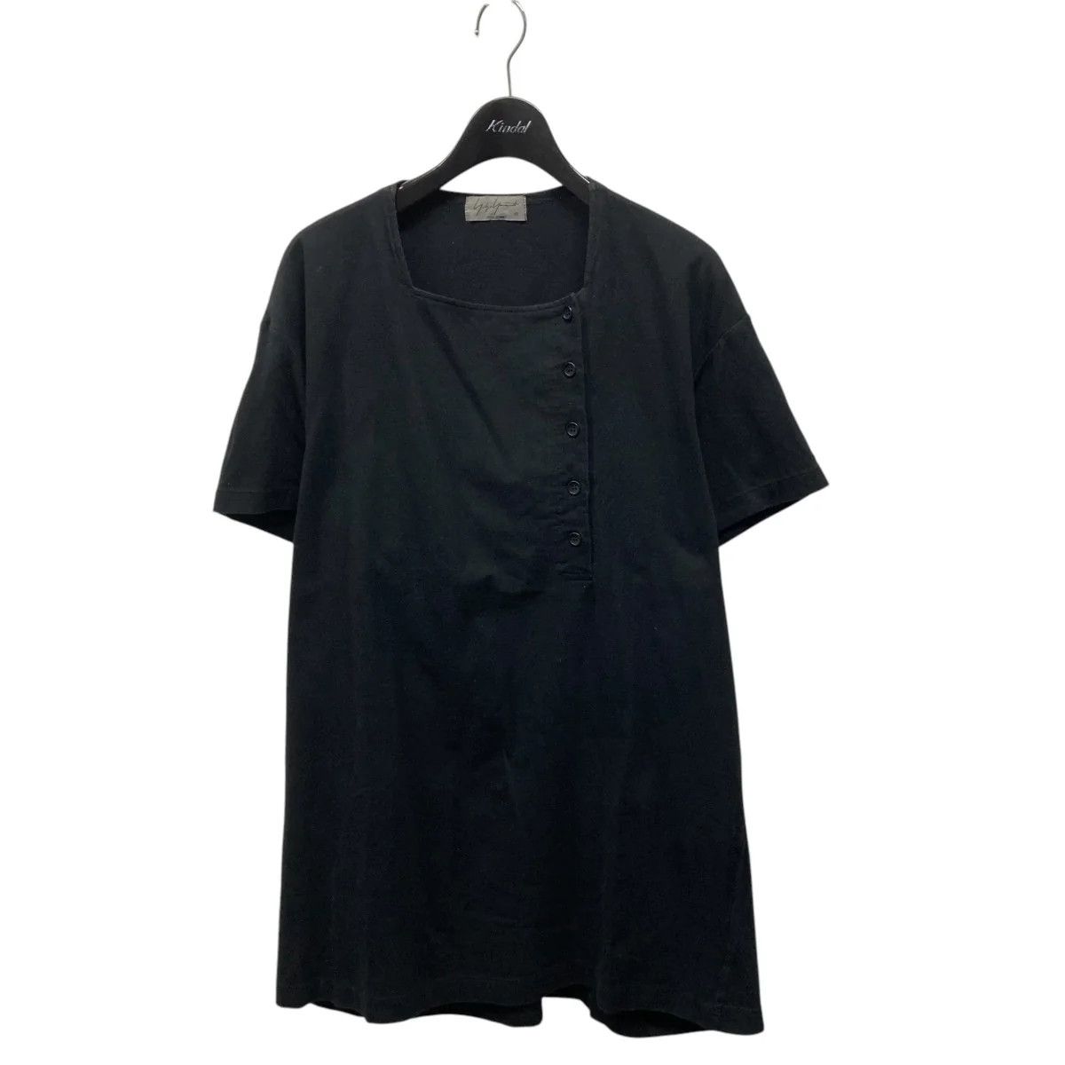Yohji Yamamoto Yohji Yamamoto pour homme/Modified Henley T-shirt Size US L / EU 52-54 / 3 - 1 Thumbnail