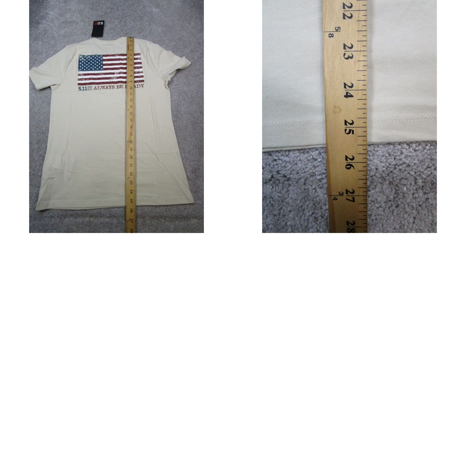 Vintage 5.11 Tactical Shirt Mens Small Beige American Flag Ss Cotton Blend Pullover New Size US S / EU 44-46 / 1 - 8 Thumbnail