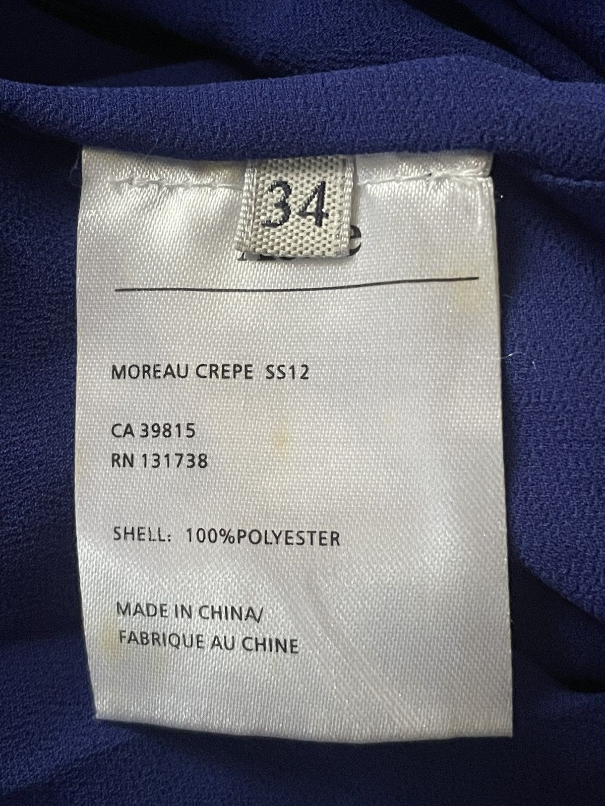 Acne Studios Acne Studios Moreau Crepe SS12 Dress Size XS / US 0-2 / IT 36-38 - 4 Thumbnail