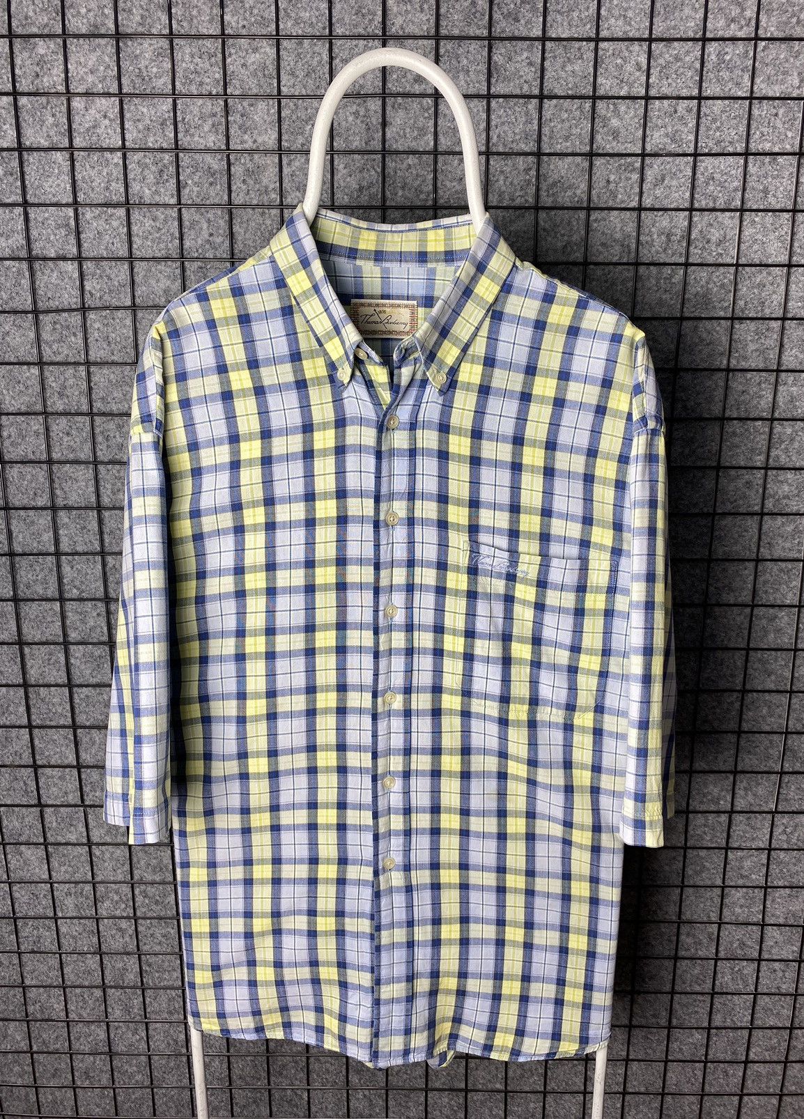 Burberry Thomas Burberry Vintage Tartan Short Sleeve Shirt Size XL Size US XL / EU 56 / 4 - 1 Thumbnail
