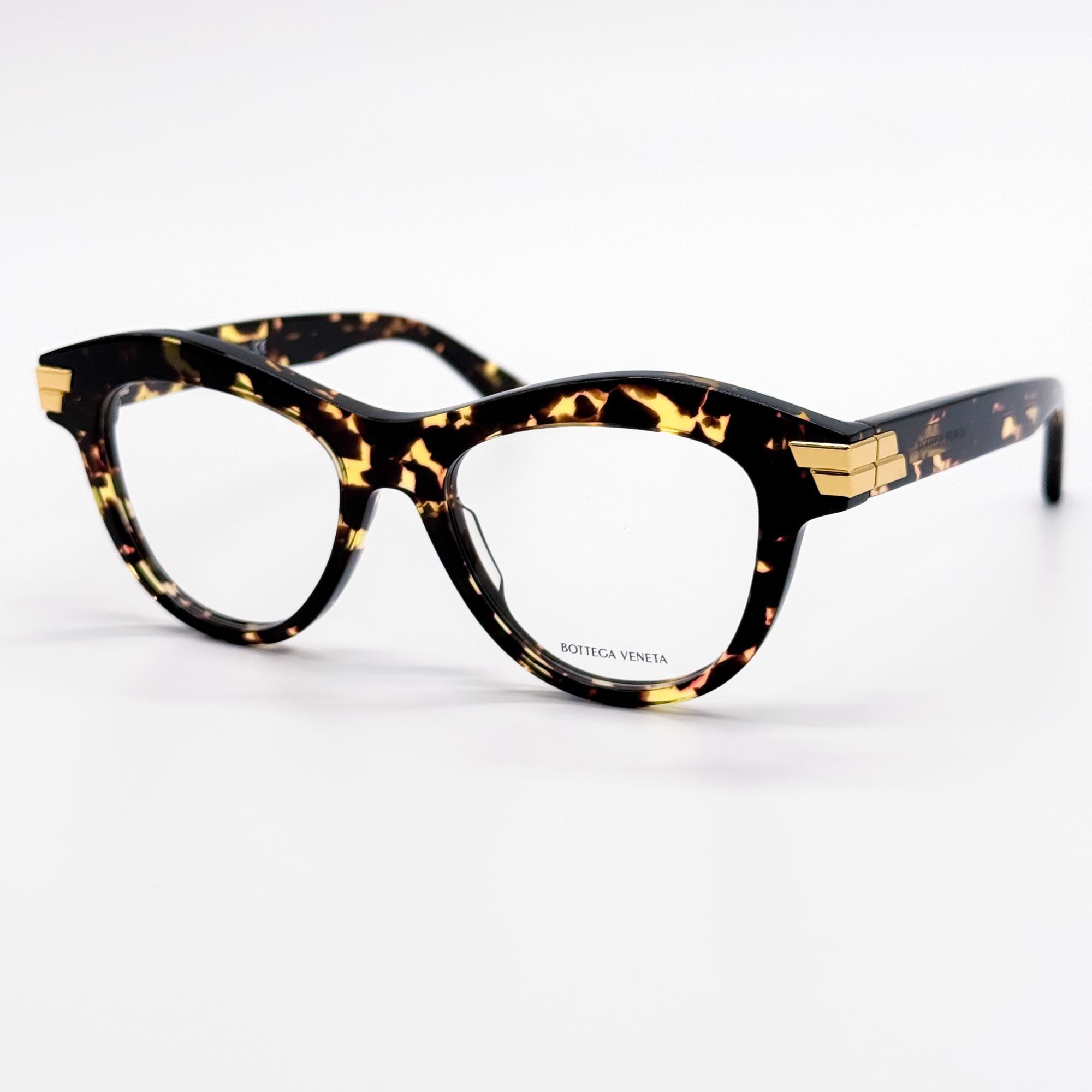 Bottega Veneta NEW BOTTEGA VENETA EYEGLASSES BV1105O 002 CAT EYE HAVANA WOM Size ONE SIZE - 2 Thumbnail