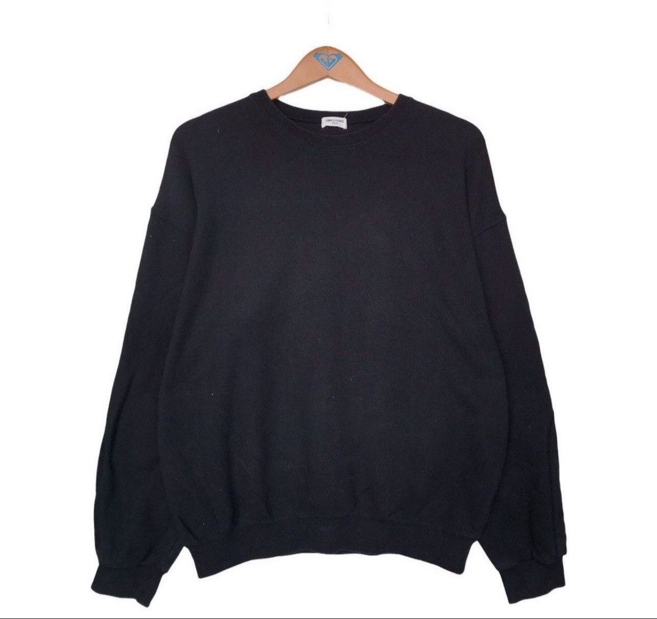 Comme Ca Ism × Japanese Brand Comme Ca Du Mode Fille Japan Spellout Black BaggySweatshirt Size US M / EU 48-50 / 2 - 2 Thumbnail