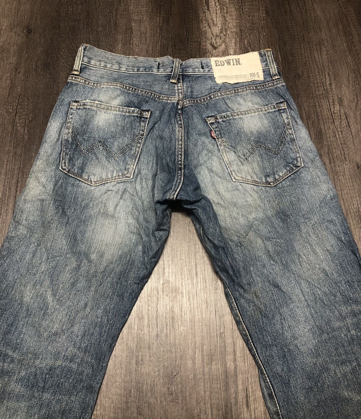 Edwin × Vintage Vintage Edwin XU-S Distressed Denim Size US 30 / EU 46 - 21 Thumbnail
