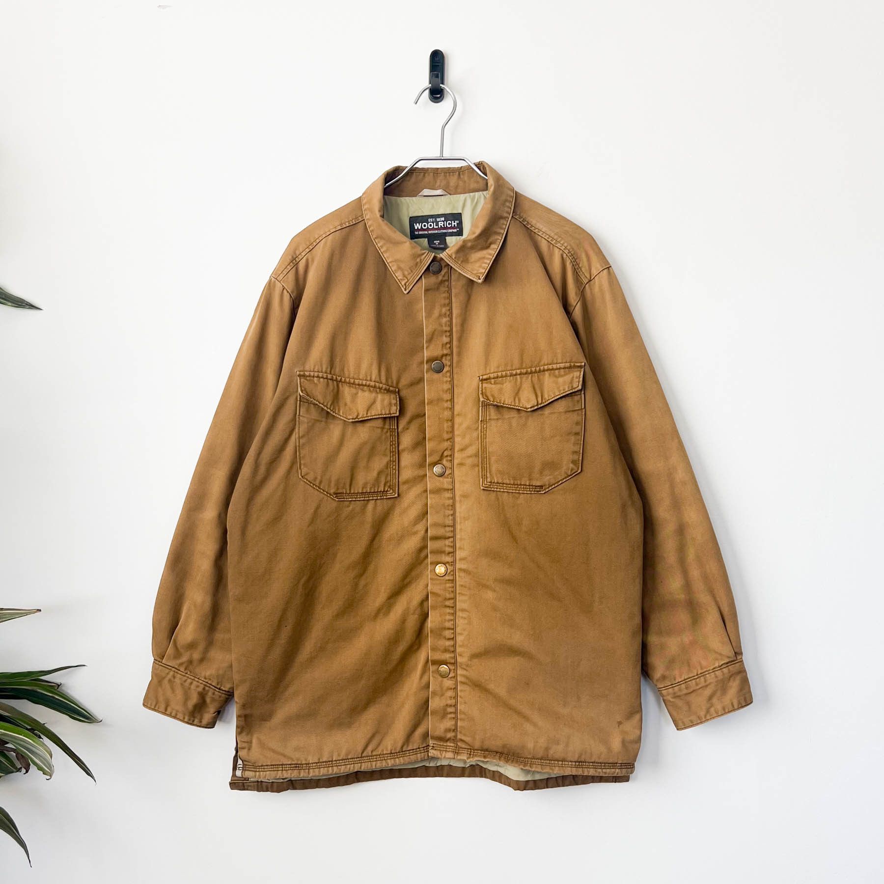 Woolrich Woolen Mills Y2K Woolrich Cotton Canvas Insulated Workwear Shirt Jacket Size US M / EU 48-50 / 2 - 1 Thumbnail