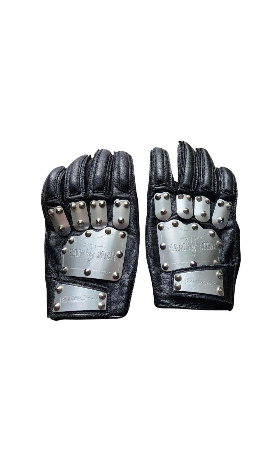 image of Kadoya Hammer Gloves in Silver, Men's