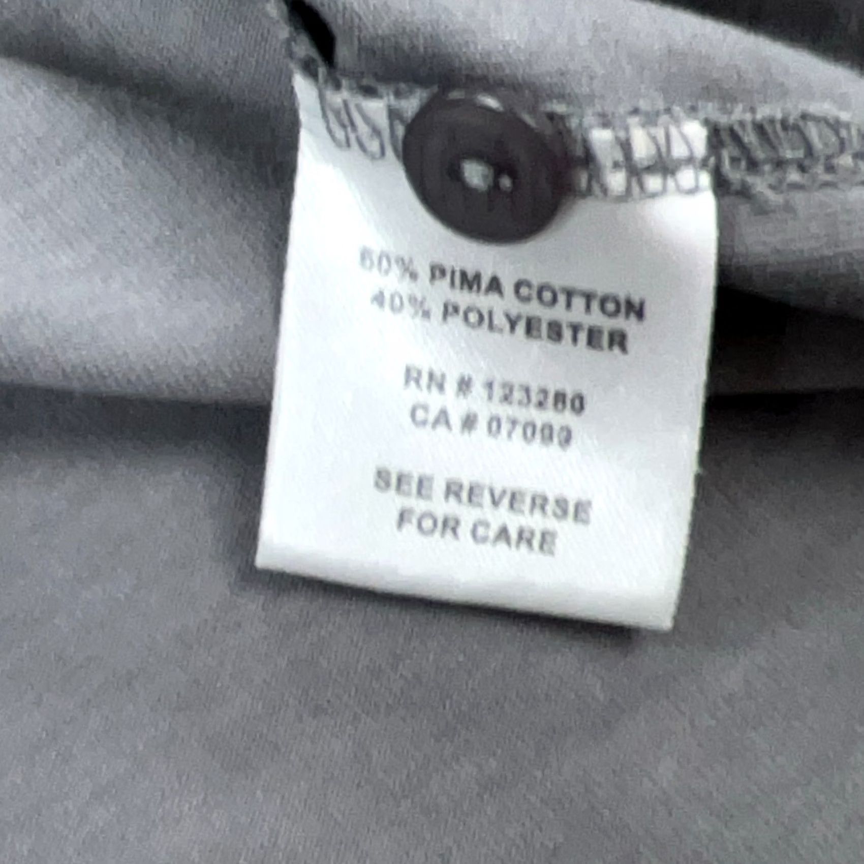 TravisMathew Travis Mathew Polo Shirt Men Medium Gray Pima Soft Performance Golf Tennis Adult Size US M / EU 48-50 / 2 - 5 Thumbnail