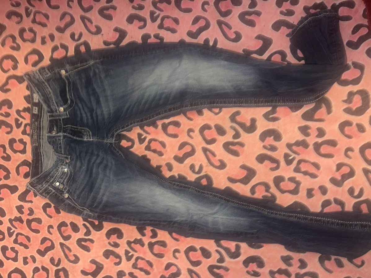 Miss Me Miss Me blue jeans with silver accents Size 28" / US 6 / IT 42 - 7 Thumbnail