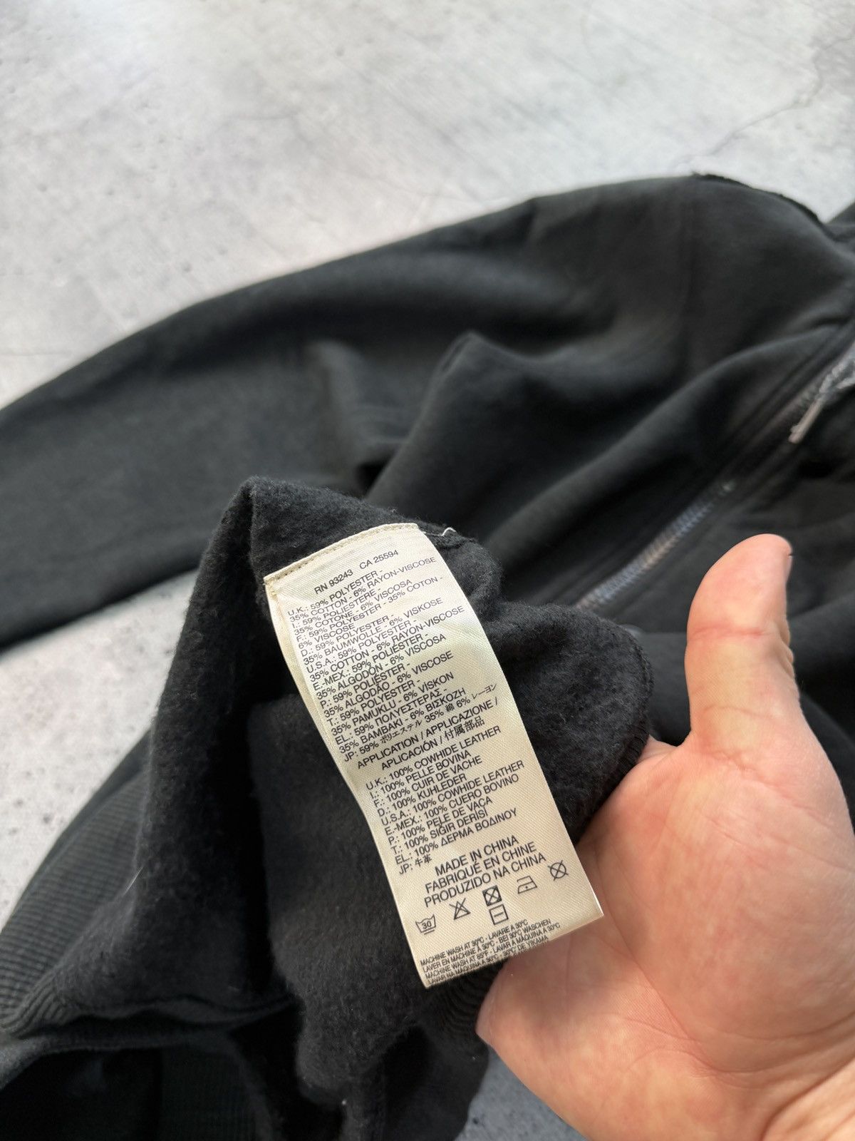 Diesel Vintage Diesel Zip Hoodie Opium Drip Leather Death Sex Money Size US M / EU 48-50 / 2 - 7 Thumbnail