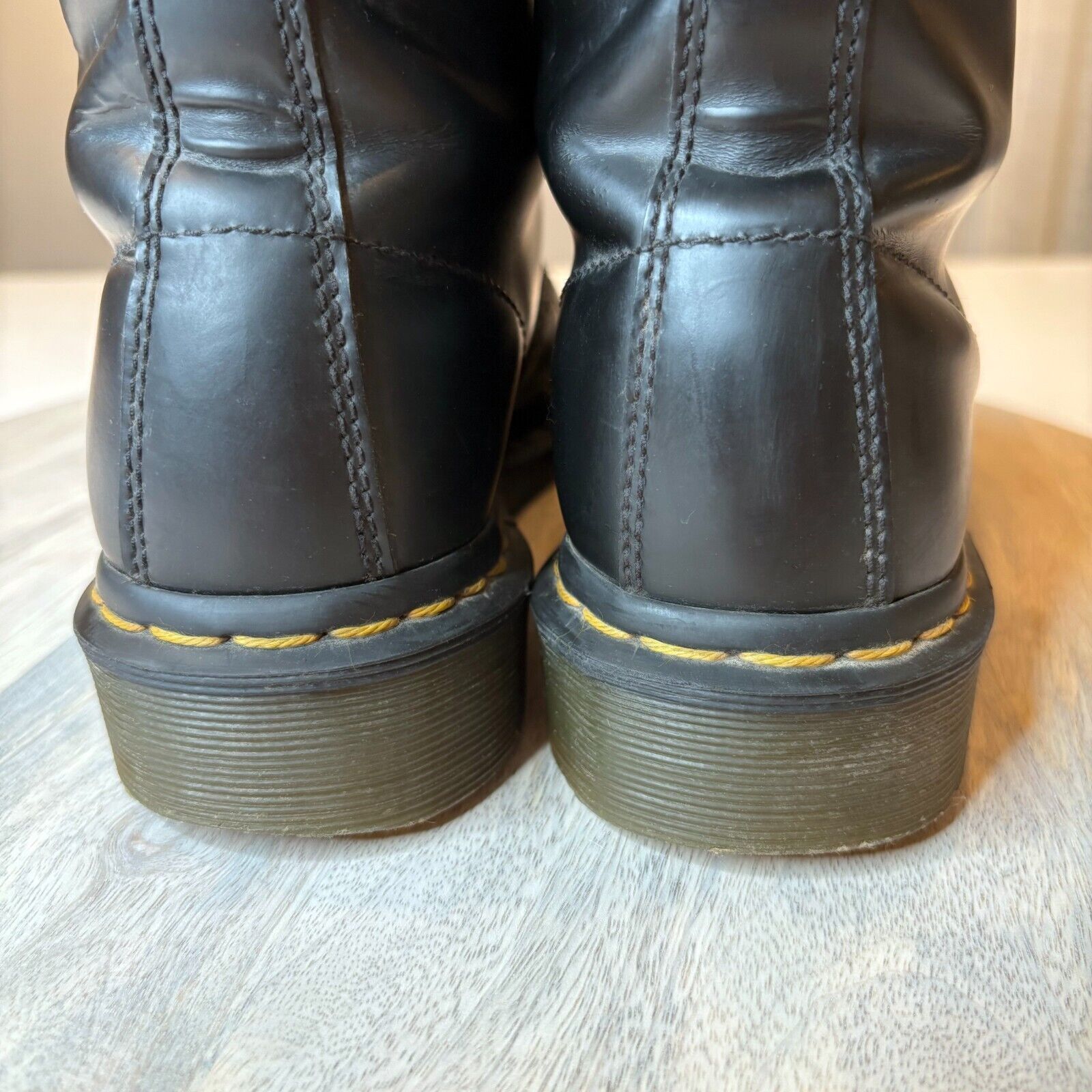 Dr. Martens Dr. Martens Black Leather Combat Boots Style 1460 W Size 7 Size US 7 / IT 37 - 6 Thumbnail