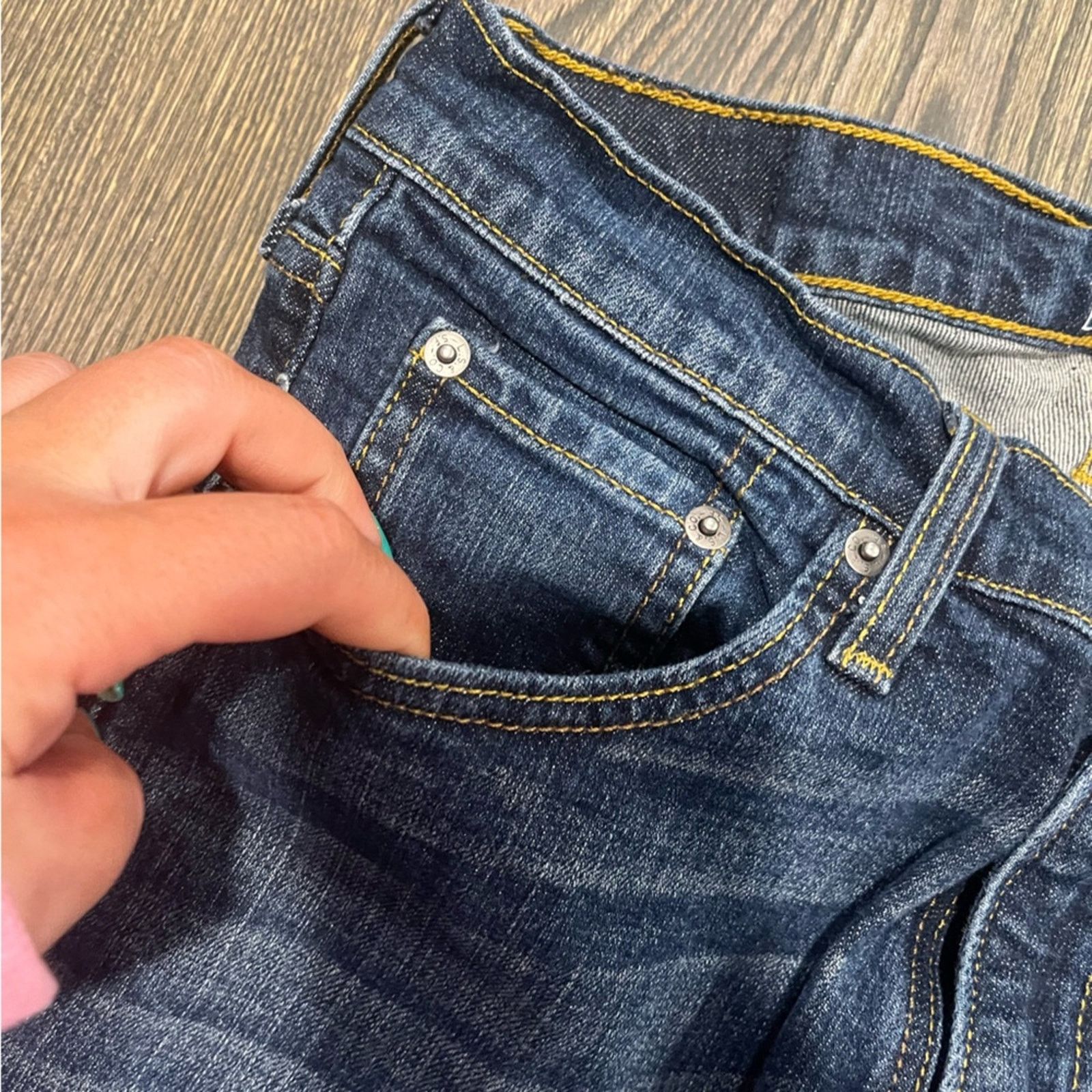 Levi's Levis Signature Straight Jeans Mid Rise Whisker Size US 30 / EU 46 - 6 Thumbnail