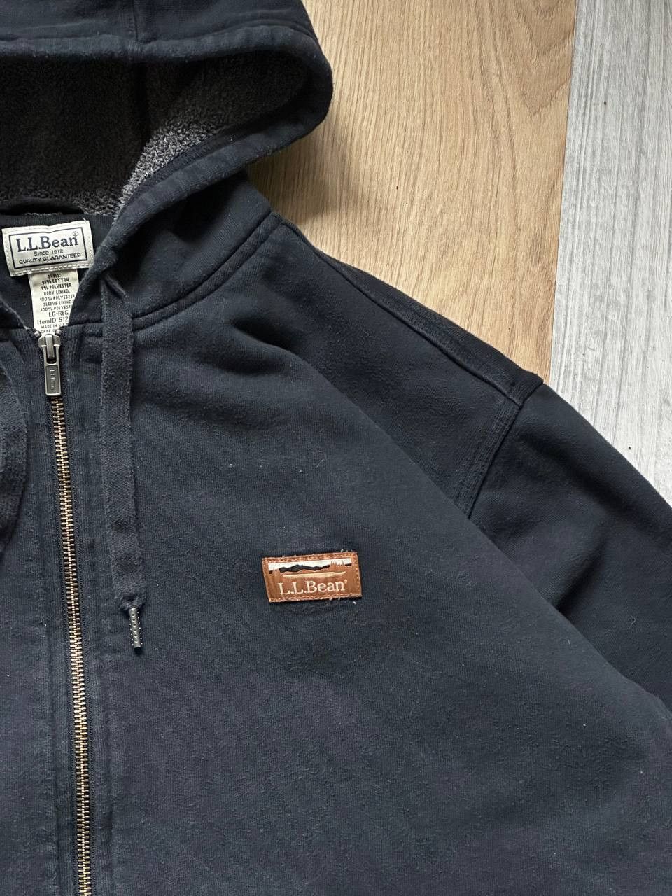 L.L. Bean Vintage L.L. Bean Lined Full Zip Baggy Hoodie Size US L / EU 52-54 / 3 - 6 Thumbnail