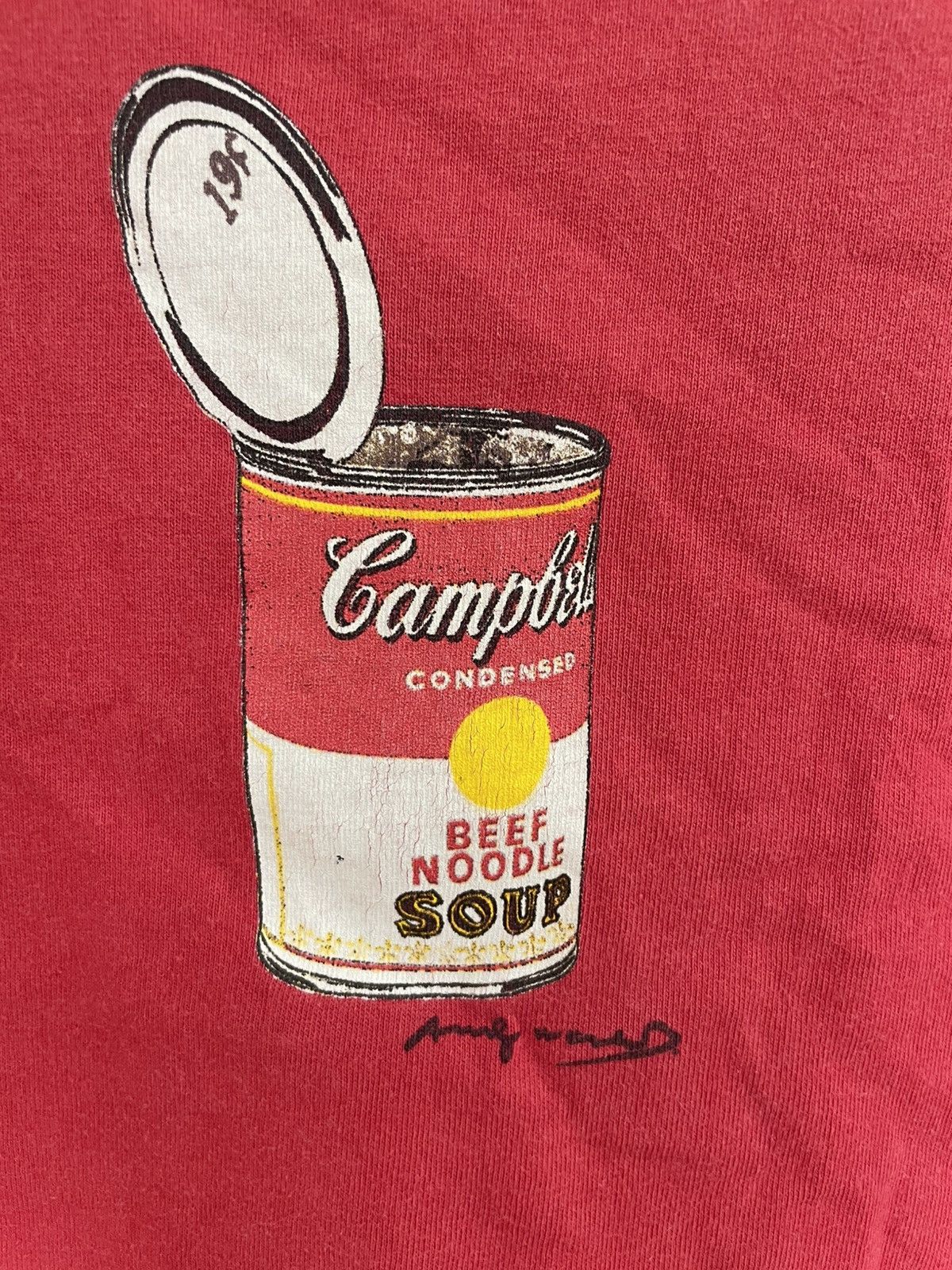 Andy Warhol Vintage 90s Andy Warhol Campbell soup art t shirt Size US M / EU 48-50 / 2 - 5 Thumbnail