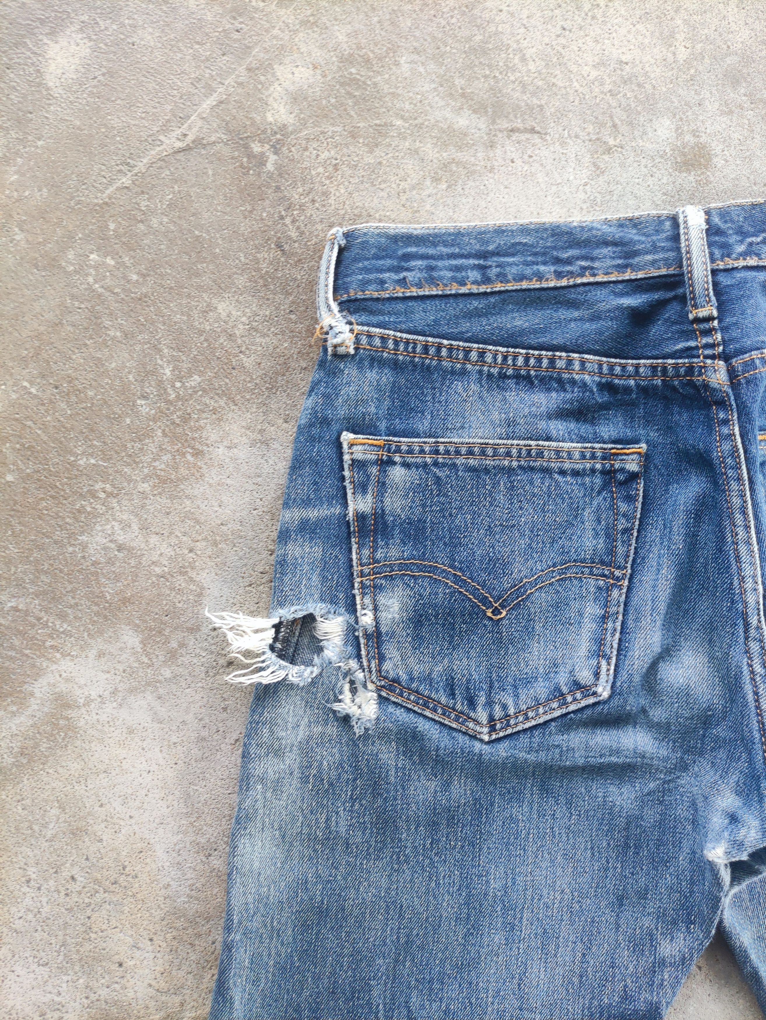 Levi's Vintage Levi's Brand Button Denim Distressed Faded Pants Size US 32 / EU 48 - 11 Thumbnail