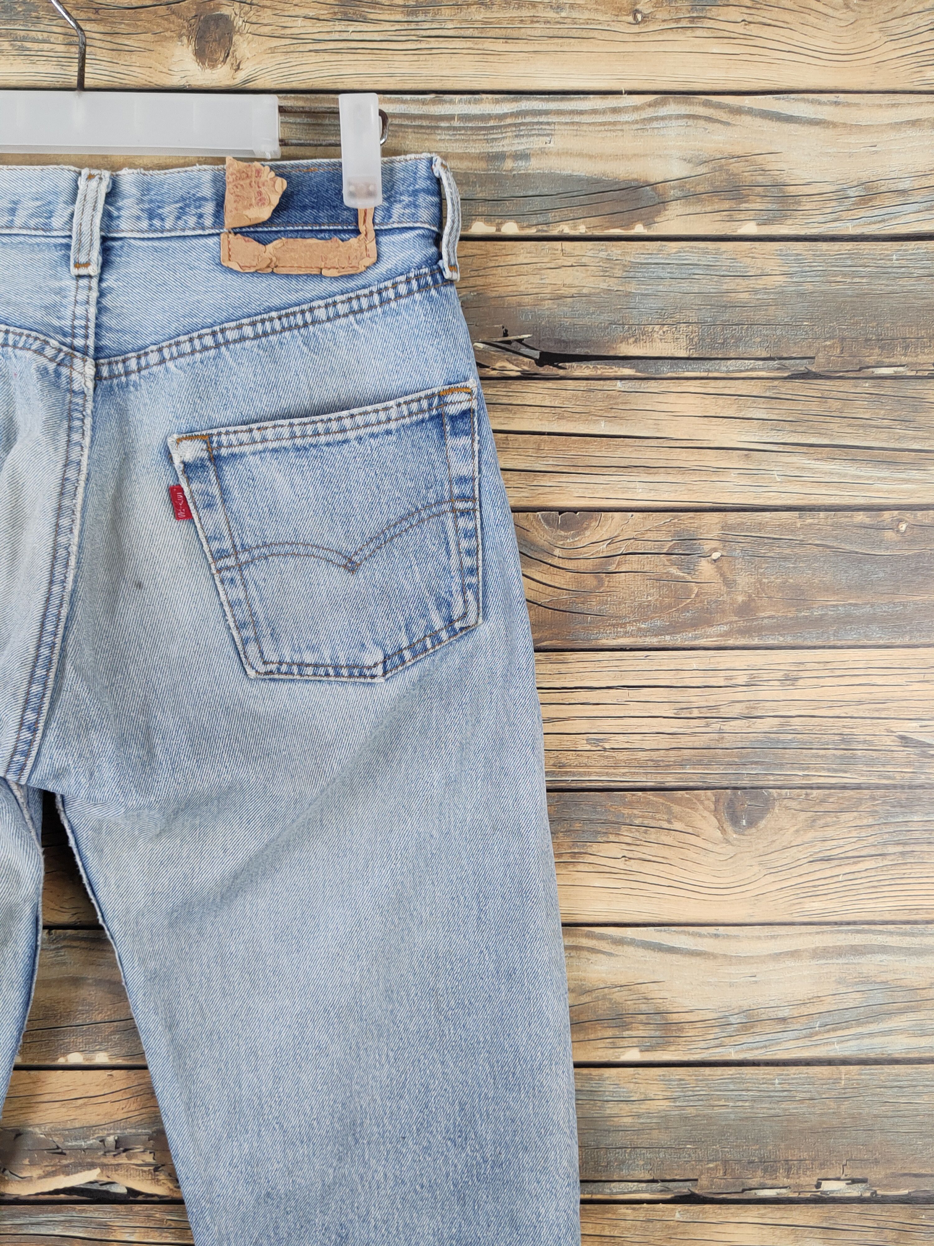 Levi's Levi's vintage faded Blue Distressed Ripped Jeans #W1837 Size US 28 / EU 44 - 11 Thumbnail