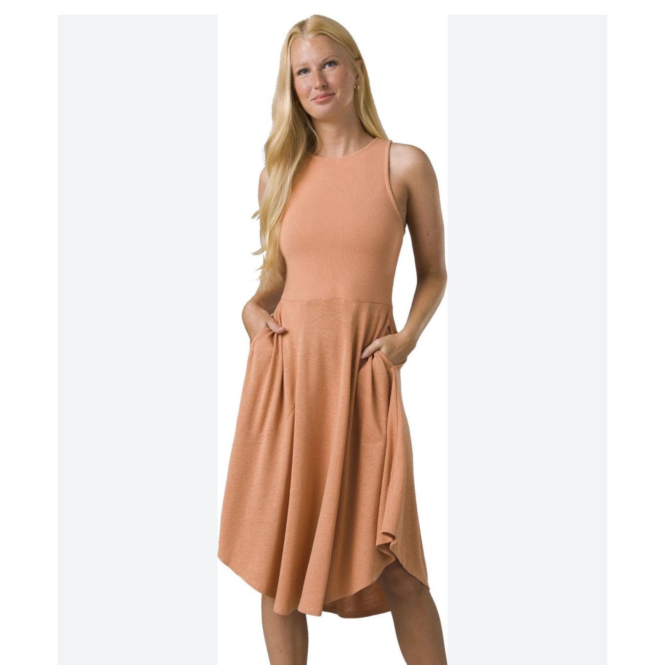 Prana prAna Cozy Up Bayjour Dress size XL pockets pink sand Size XL / US 12-14 / IT 48-50 - 1 Thumbnail