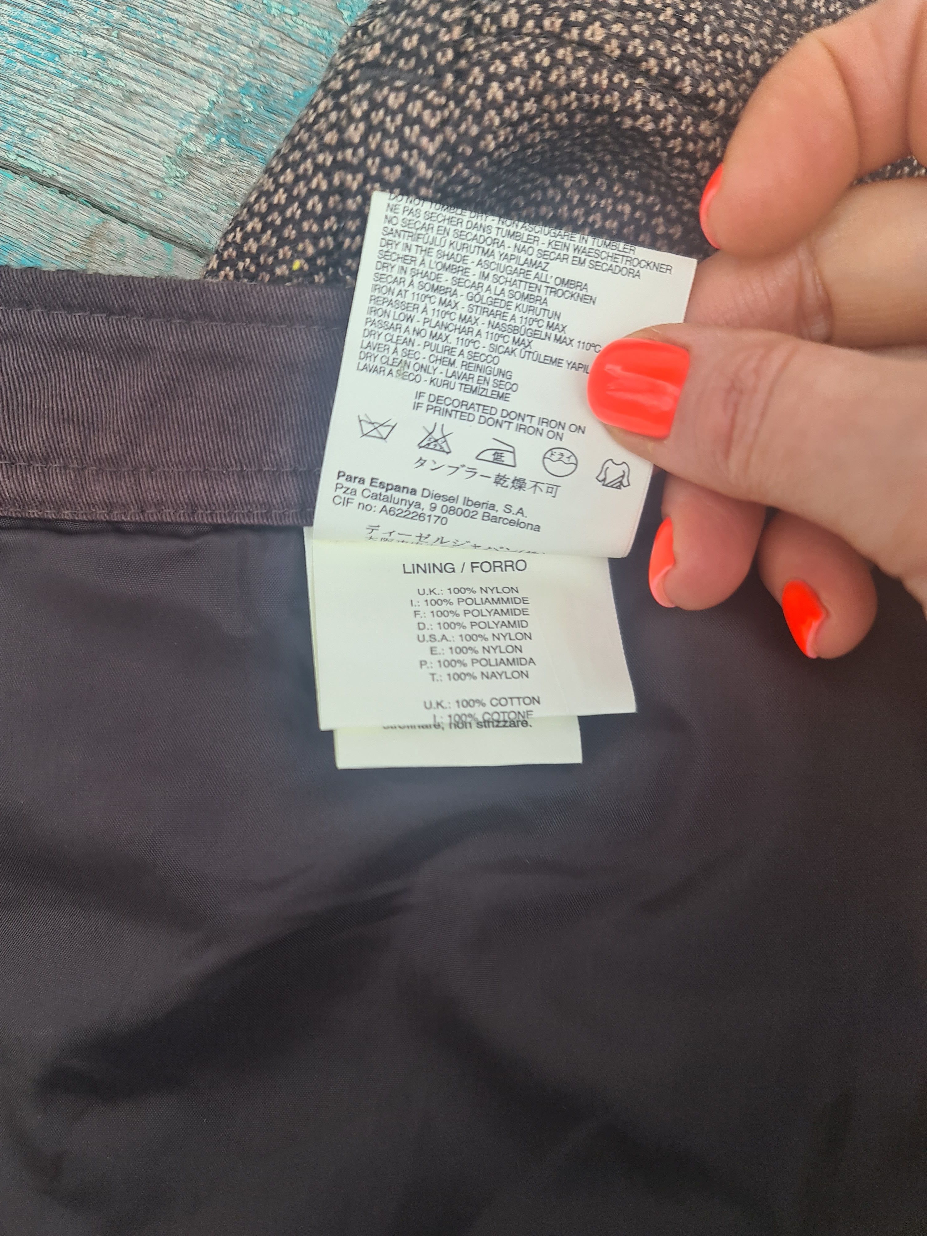 Diesel Rare 🔥 Diesel wool asymmetric mini skirt nice design Size 26" / US 2 / IT 38 - 10 Thumbnail
