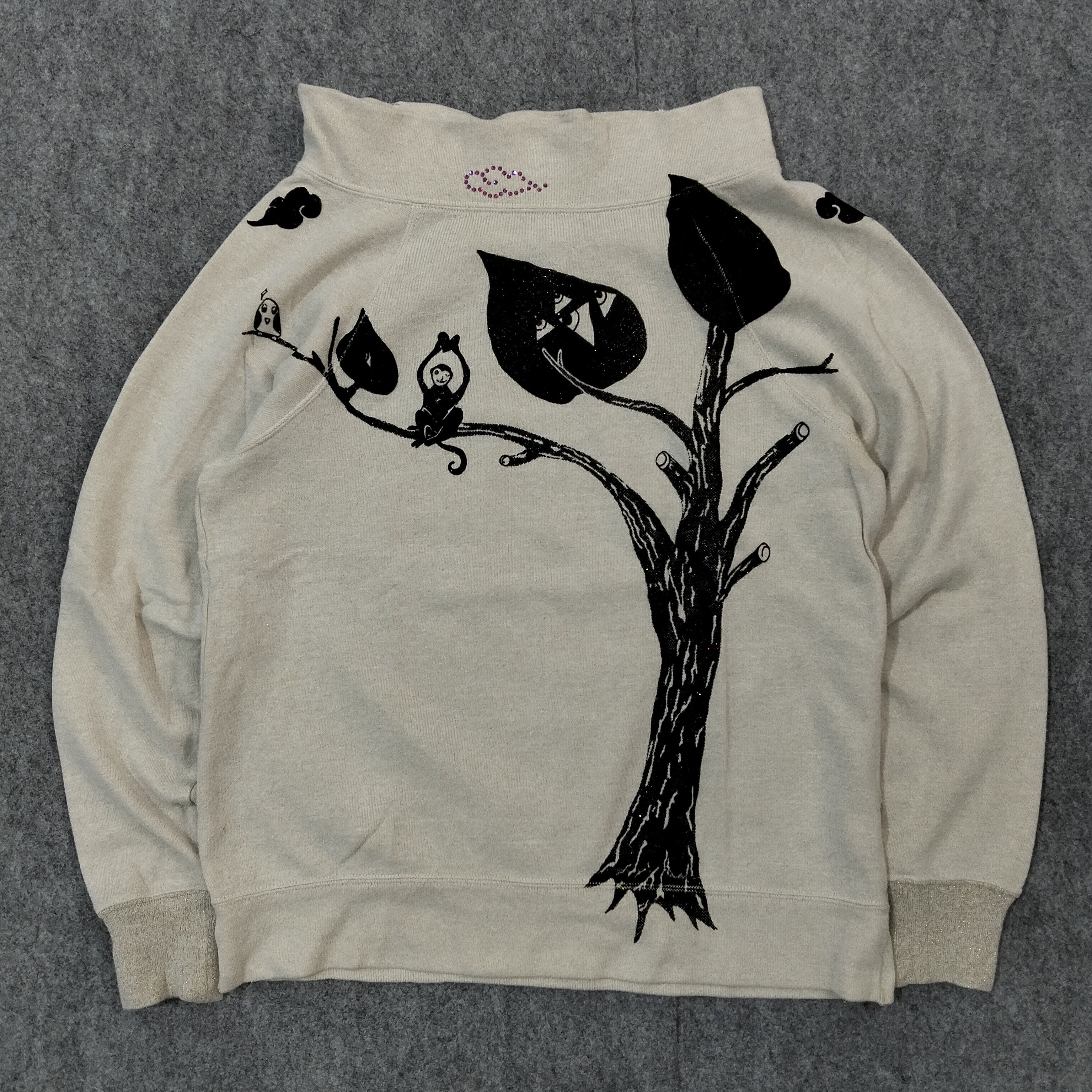 Japanese Brand × Tsumori Chisato 🔥 Tsumori Chisato tree & monkey print Sweatshirt 🔥 Size M / US 6-8 / IT 42-44 - 1 Thumbnail