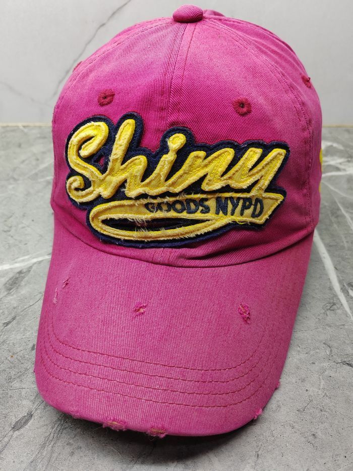 Japanese Brand Vintage NYPD Distressed Style Cap Hat Size ONE SIZE - 1 Thumbnail