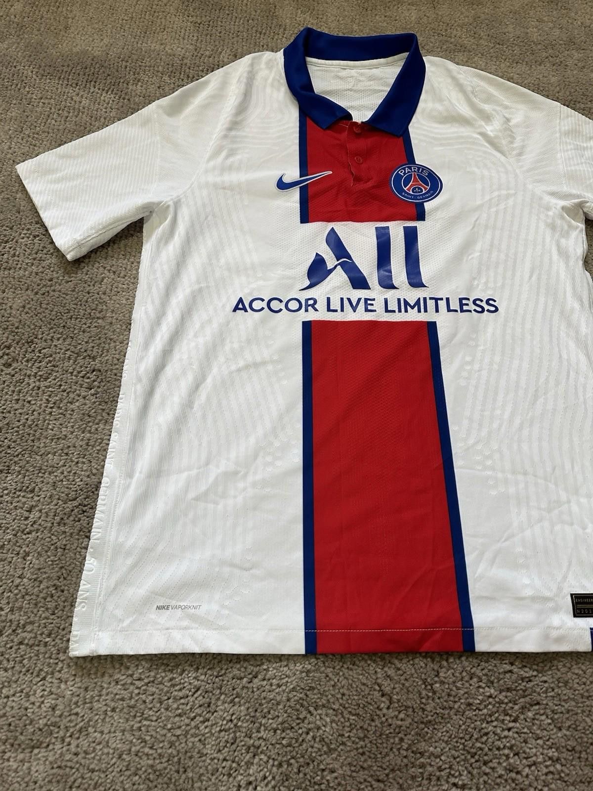 Nike Nike Paris Saint-Germain 2020/21 Vapor Knit Jersey Neymar 10 Size US L / EU 52-54 / 3 - 2 Thumbnail