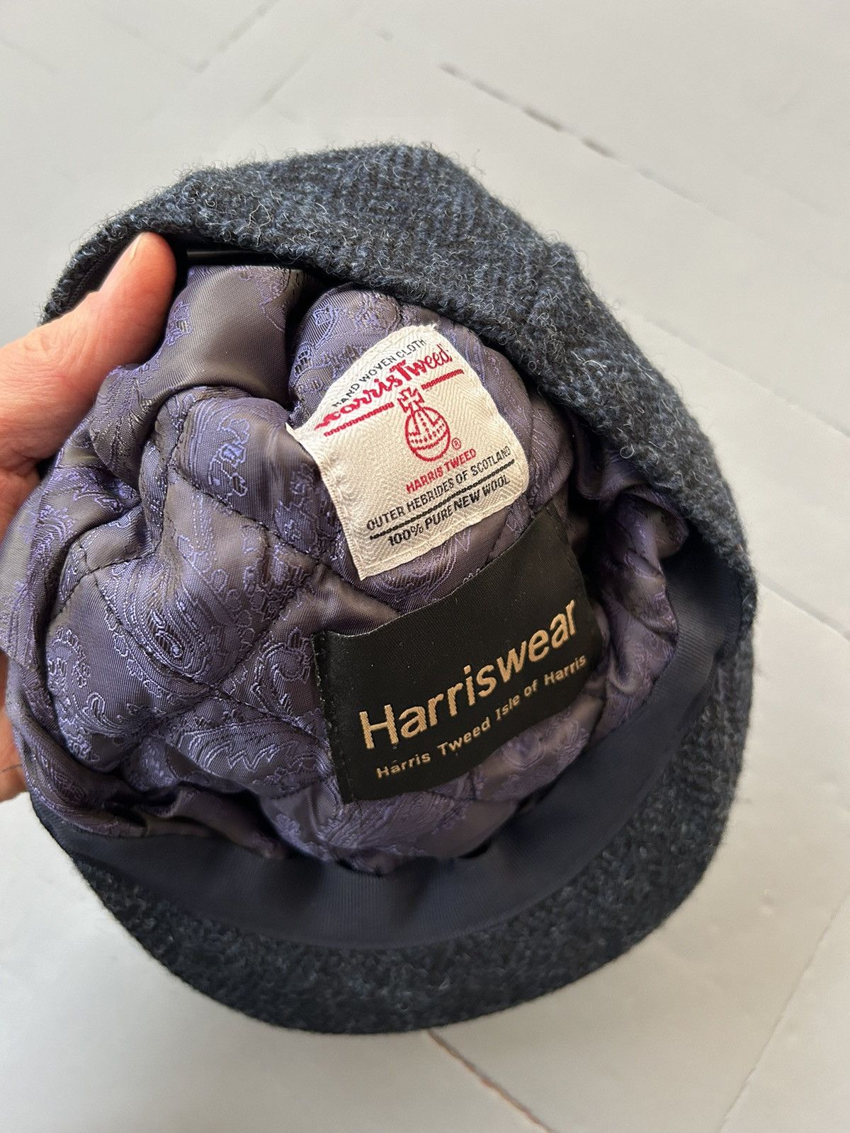 Harris Tweed Harris Tweed wool hat cap Size ONE SIZE - 1 Thumbnail