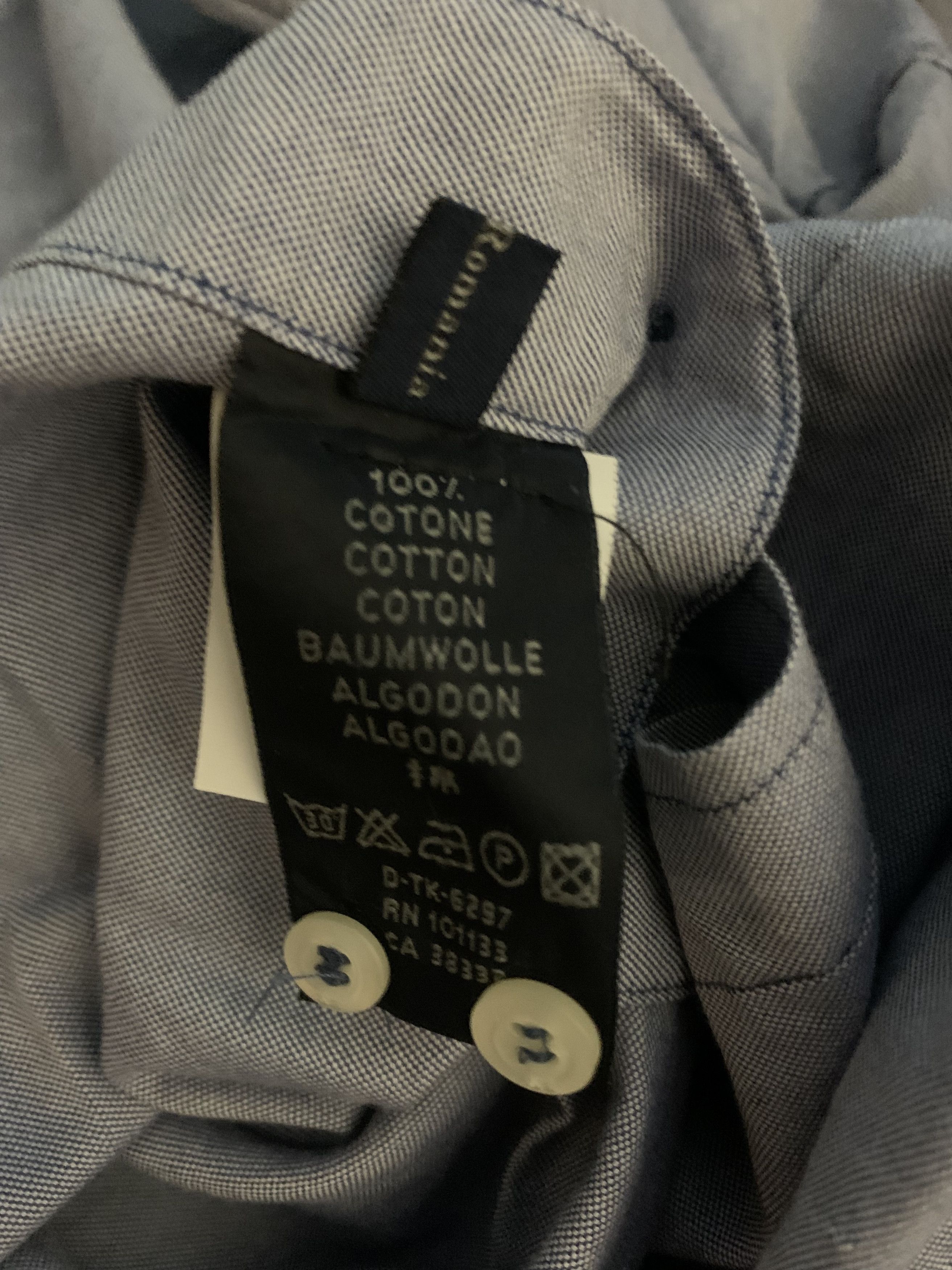 Ermenegildo Zegna Zegna Shirt Blue Size US S / EU 44-46 / 1 - 4 Thumbnail
