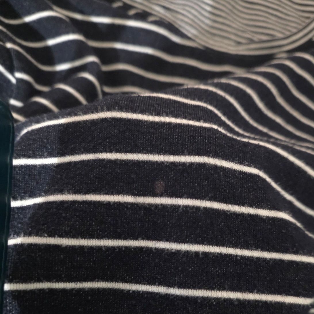 Vince Camuto Vince Camuto Navy and White Short Sleeve Top - 3X Size 3XL / US 20-22 - 7 Thumbnail