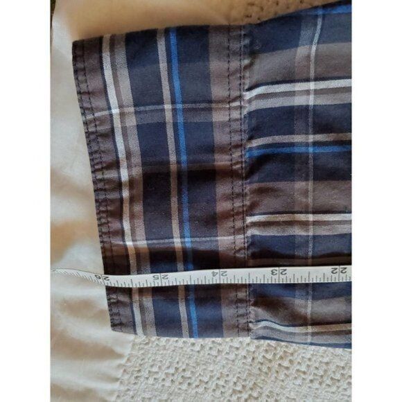 The North Face The North Face Casual Button Down Long Sleeve Blue Plaid Poc Size US XL / EU 56 / 4 - 6 Thumbnail