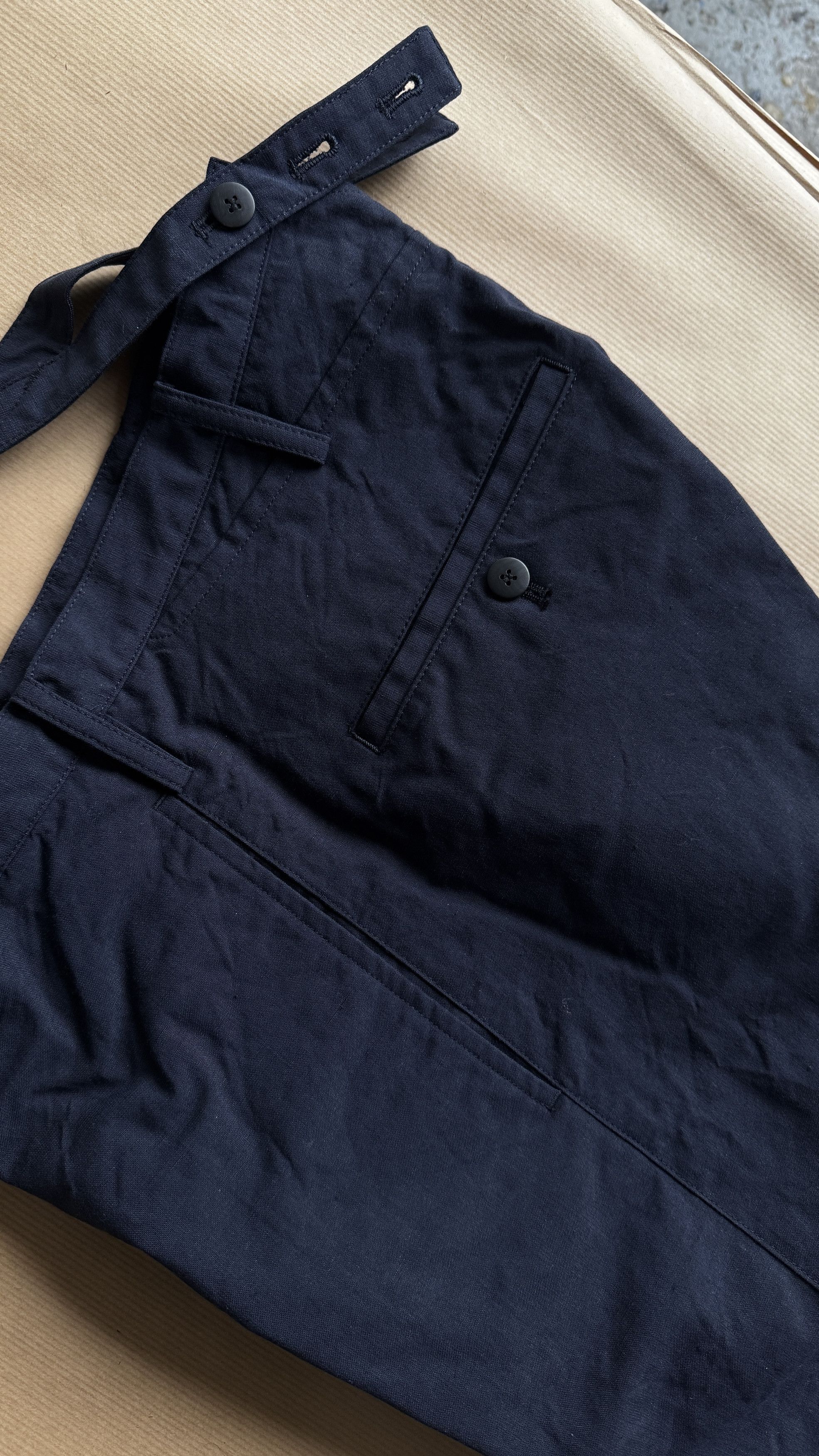 Visvim aa . 2 . as new . TRAVAILLER WOOL LINEN BRACES PANTS(W / L) Size US 34 / EU 50 - 11 Thumbnail