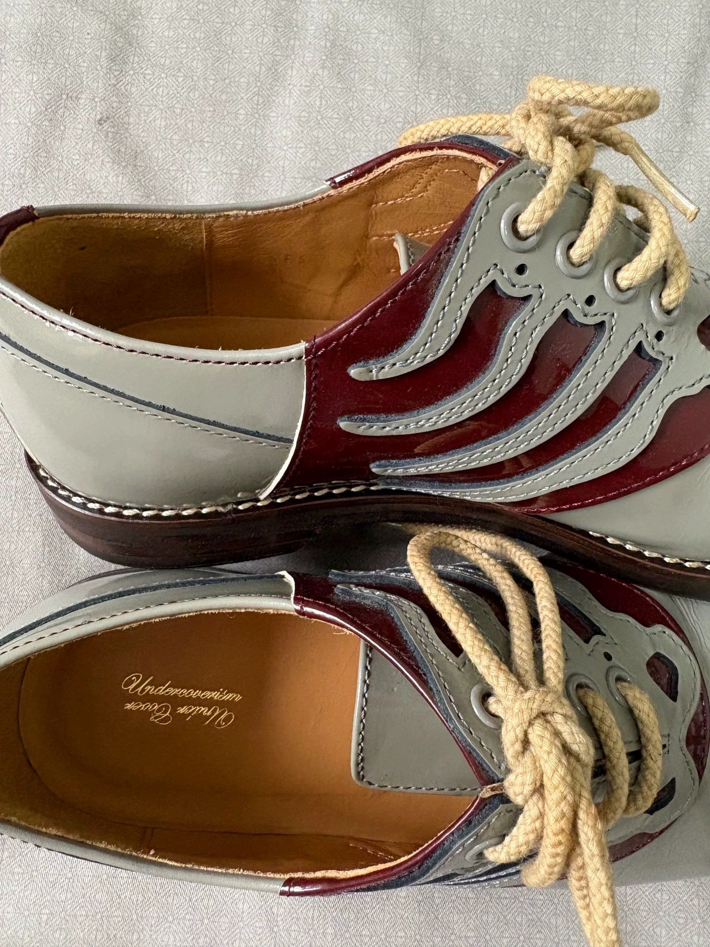 Undercover Undercover 13aw Vintage Bone Leather Shoes 23cm 35-36.5 Size US 4.5 / IT 34.5 - 9 Thumbnail