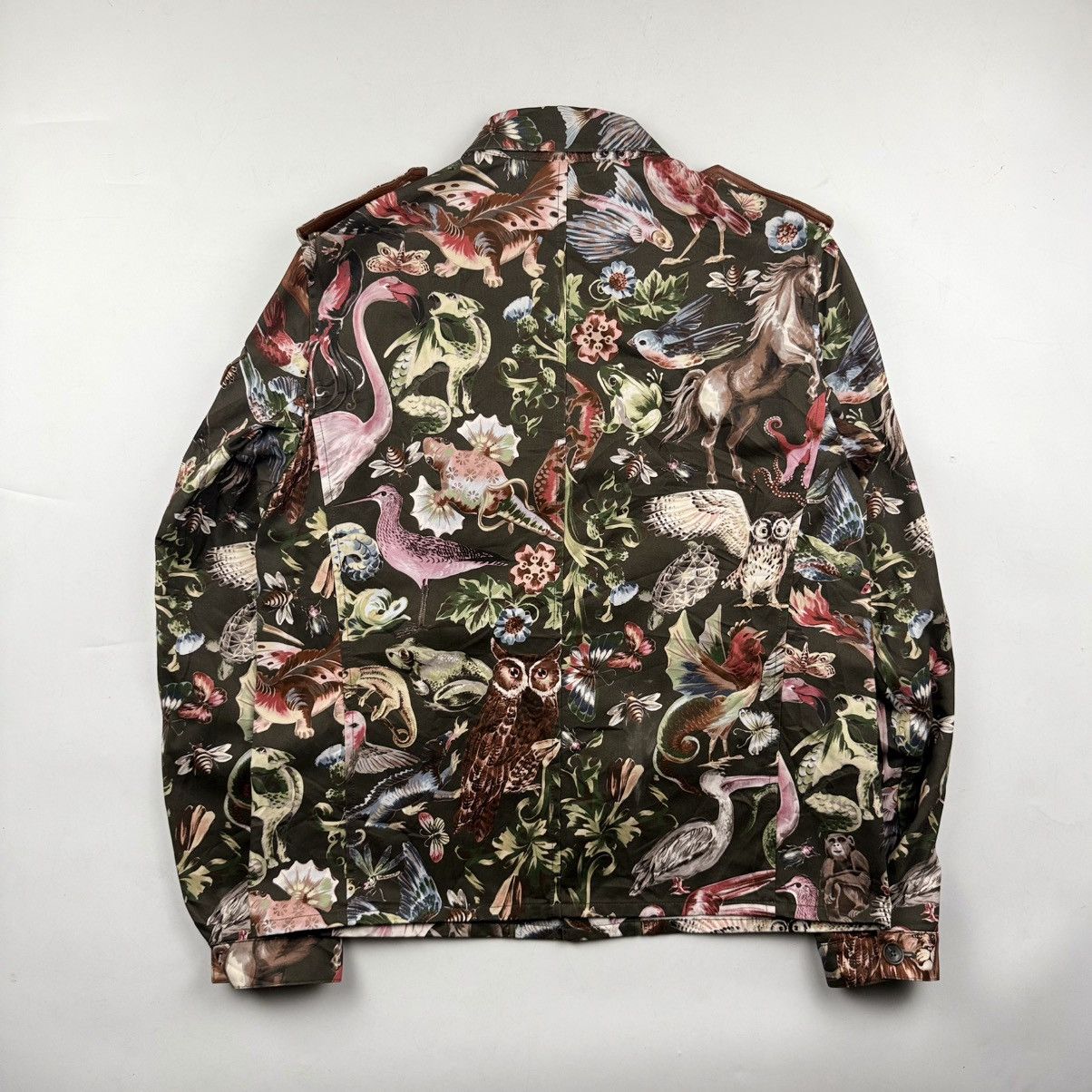 Valentino Valentino Fantastic Animals M-65 Jacket Size US M / EU 48-50 / 2 - 2 Thumbnail