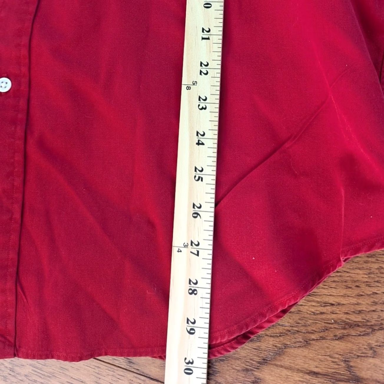 Ralph Lauren Ralph Lauren Classic Red Button Down Long Sleeve Shirt XL Navy Pony Size US XL / EU 56 / 4 - 6 Thumbnail