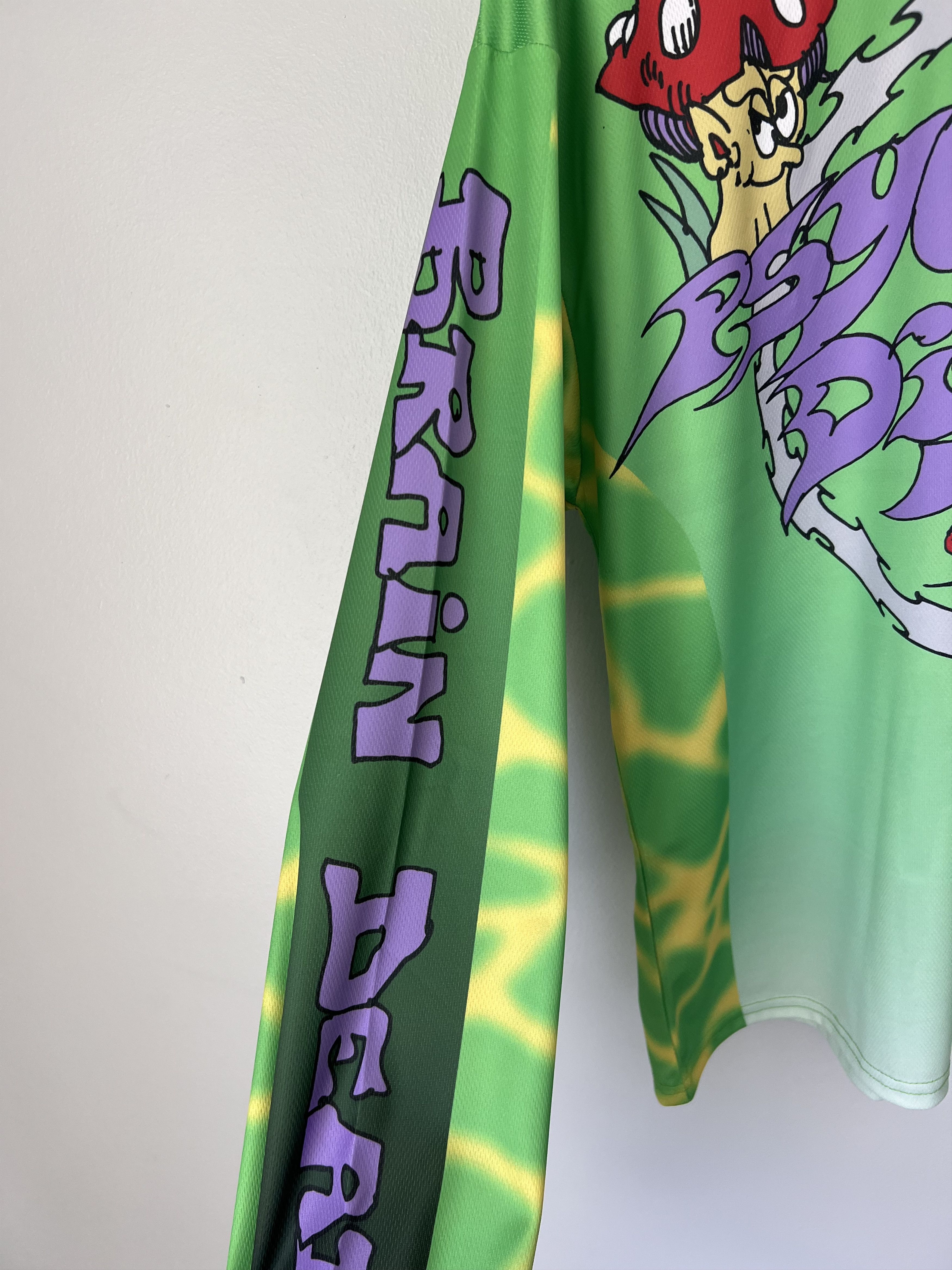 Brain Dead Brain Dead Mountain Dew Psycho Disc Jam Jersey in Green Size US L / EU 52-54 / 3 - 4 Thumbnail