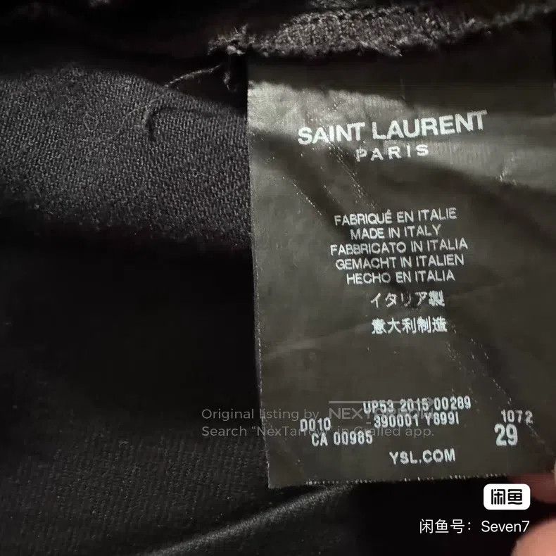 Saint Laurent Paris Saint Laurent Paris jeans Size US 29 - 6 Thumbnail
