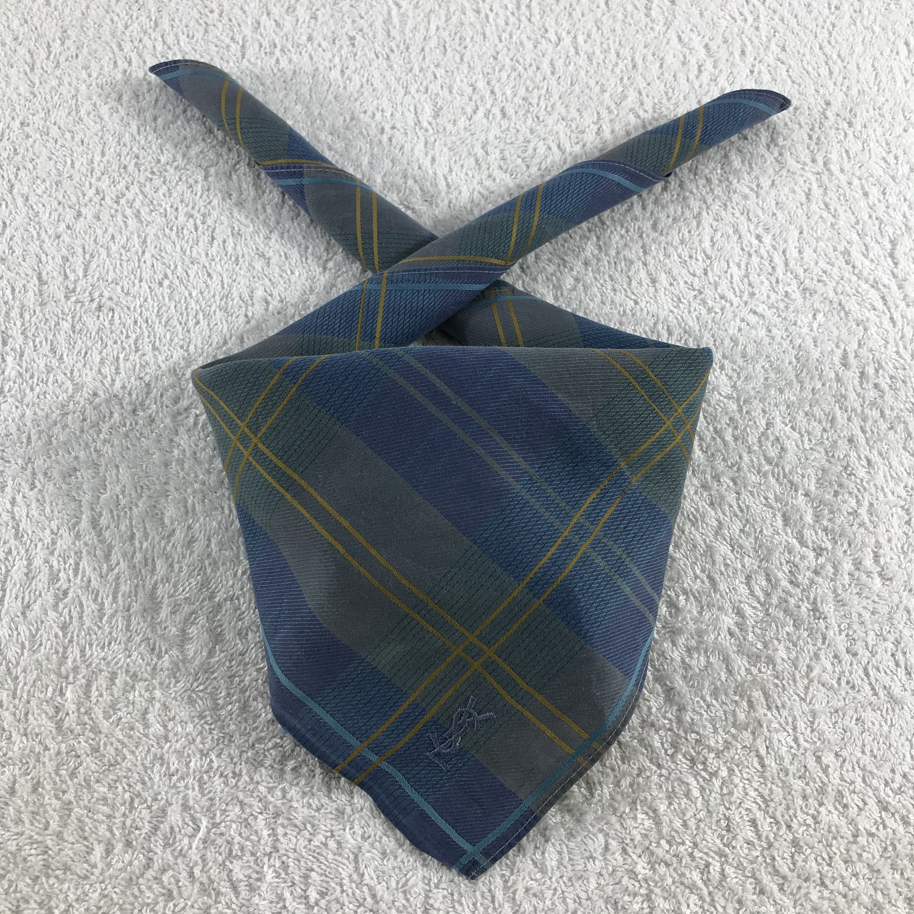 Vintage × Yves Saint Laurent Yves Saint Laurent Bandana / Handkerchief /Neckerchief -S320 Size ONE SIZE - 3 Thumbnail