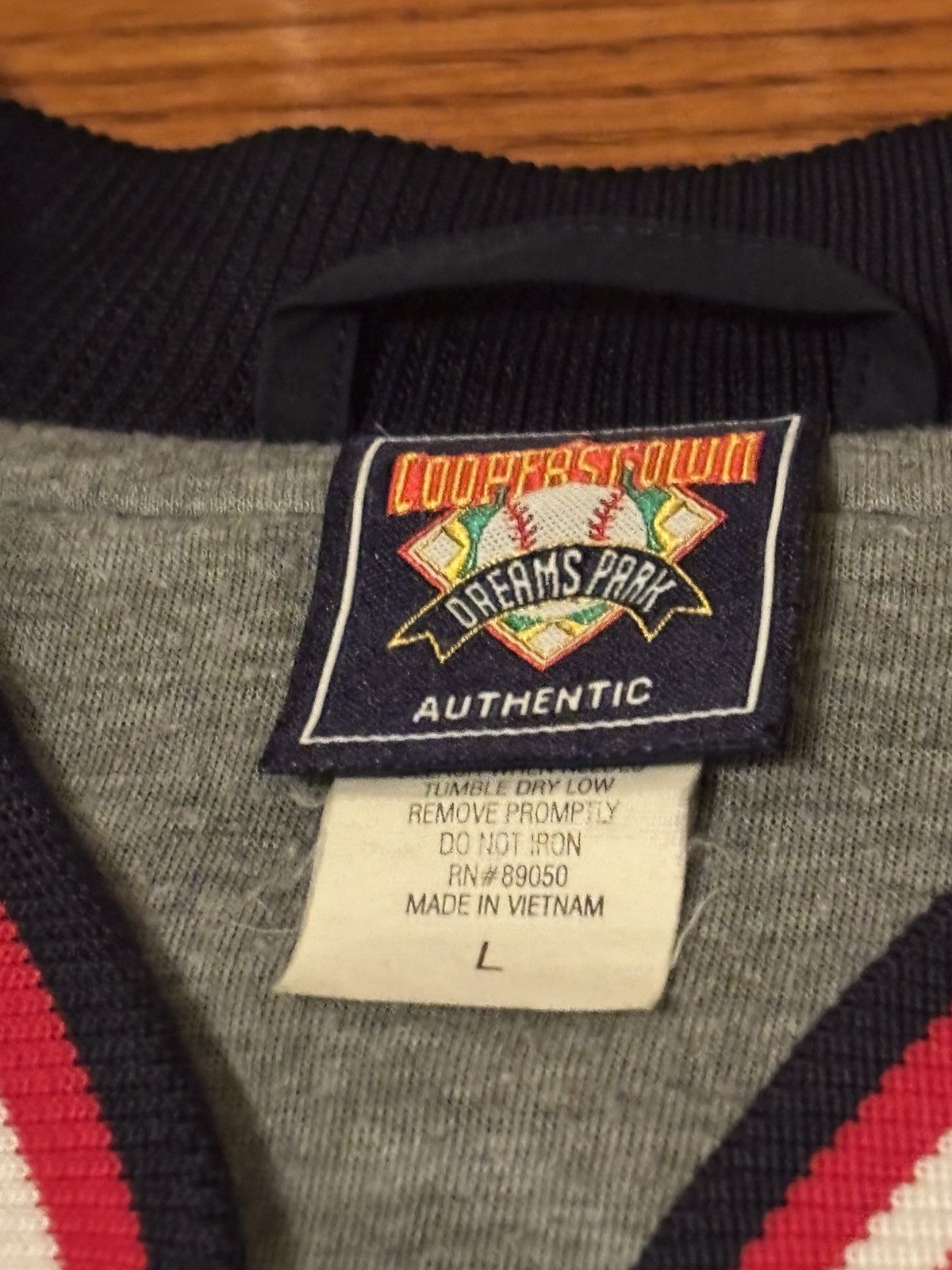Vintage Cooperstown Dreams Park Pullover Windbreaker Jacket Blue L Size US L / EU 52-54 / 3 - 5 Thumbnail