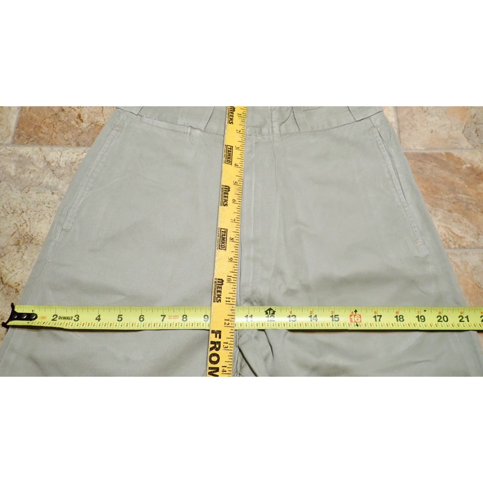 Vintage VINTAGE Gerber Uniforms Chino Pants 29x25 Regular Blue? 40s 50s USA Talon 42 Zipper Mens Workwear Distressed 5-Pocket Readable Measurements Size US 29 - 6 Thumbnail