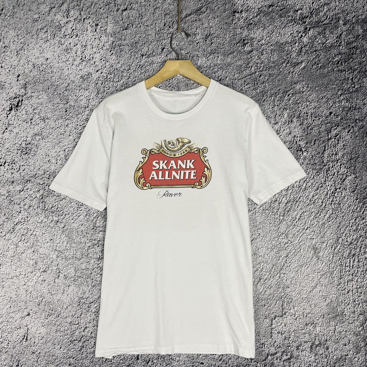 Designer Skank Allnite Raver Fair Wear T-shirt stella artois Tee Size US L / EU 52-54 / 3 - 3 Thumbnail