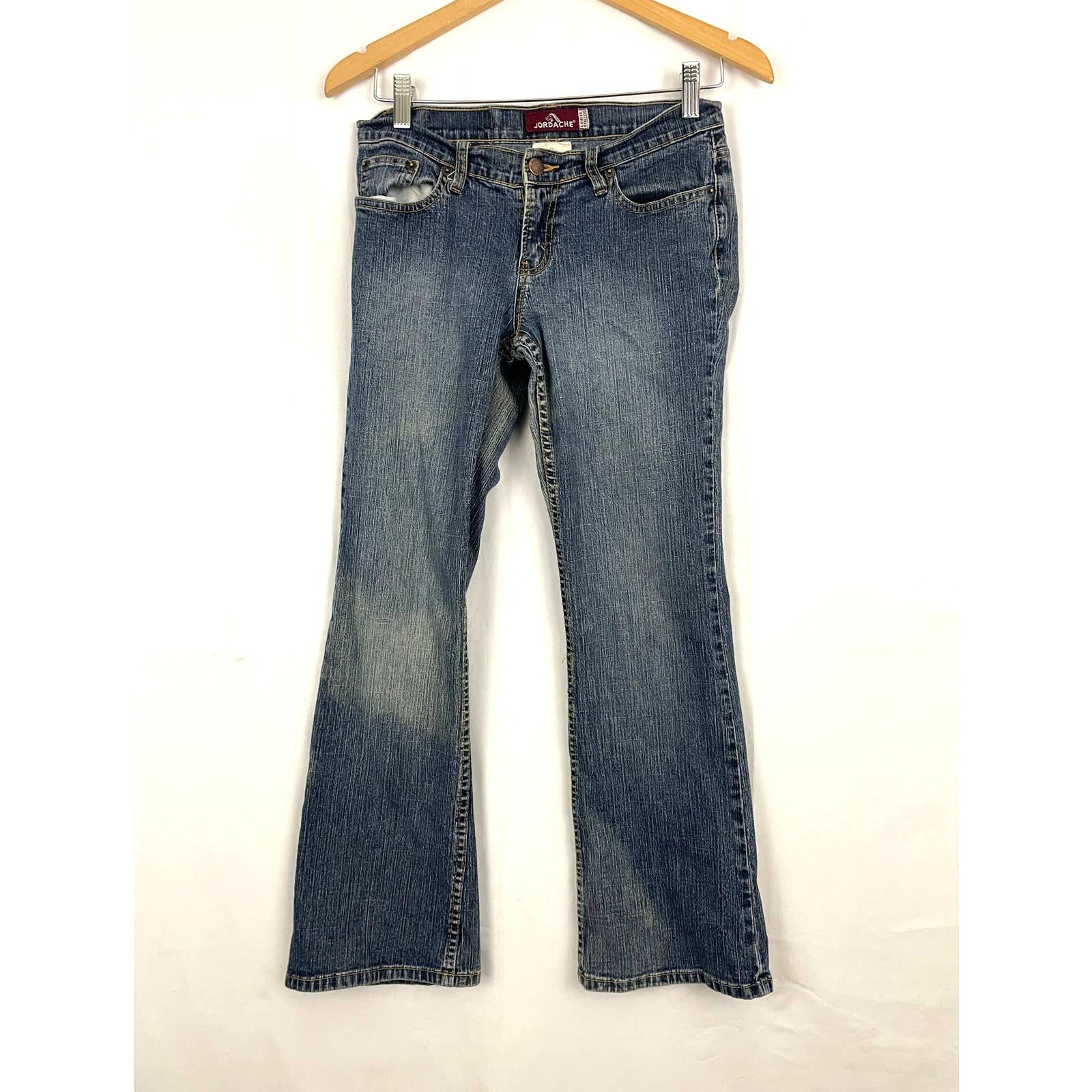 Jordache VTG Jordache Jeans Bootcut 26" Low Rise Stretch Y2K 2000's Size 28" / US 6 / IT 42 - 2 Thumbnail
