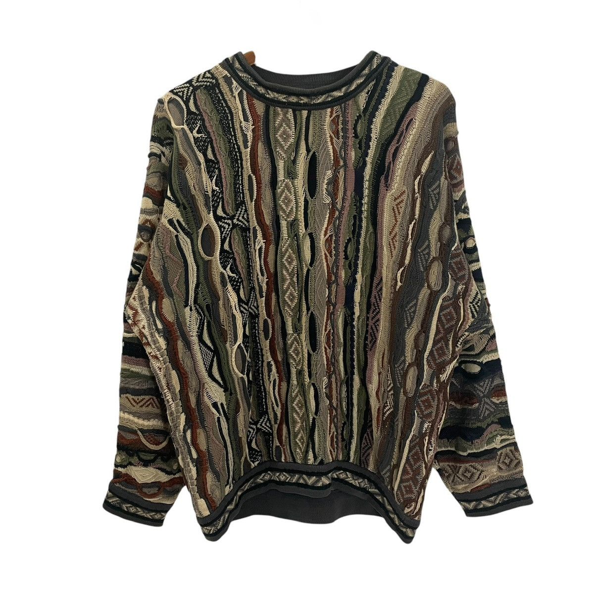 Coogi Vintage 90s Coogi 3D Knit Sweater Size US L / EU 52-54 / 3 - 2 Thumbnail