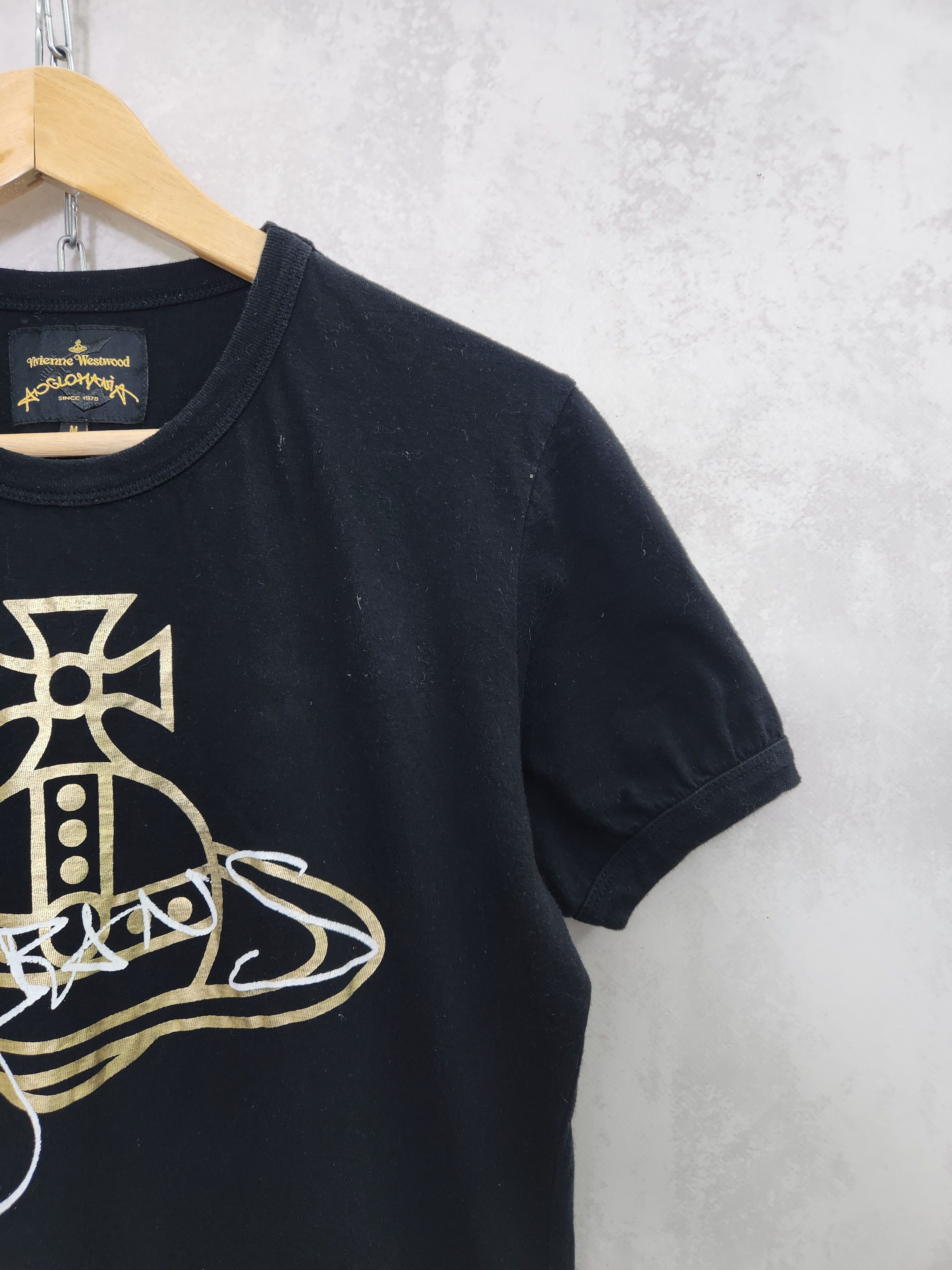 Vivienne Westwood Vivienne Westwood Anglomania classic t-shirt gold foil Size M / US 6-8 / IT 42-44 - 3 Thumbnail
