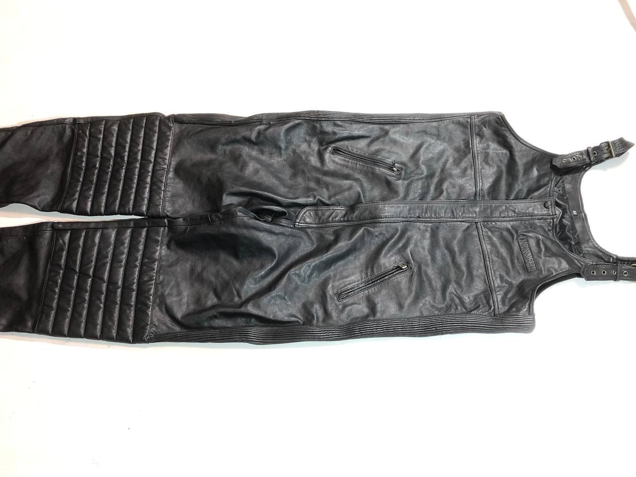 Genuine Leather × Vintage Krawehl Leder Overall Racing Biker Leather Vintage Size US 38 / EU 54 - 7 Thumbnail
