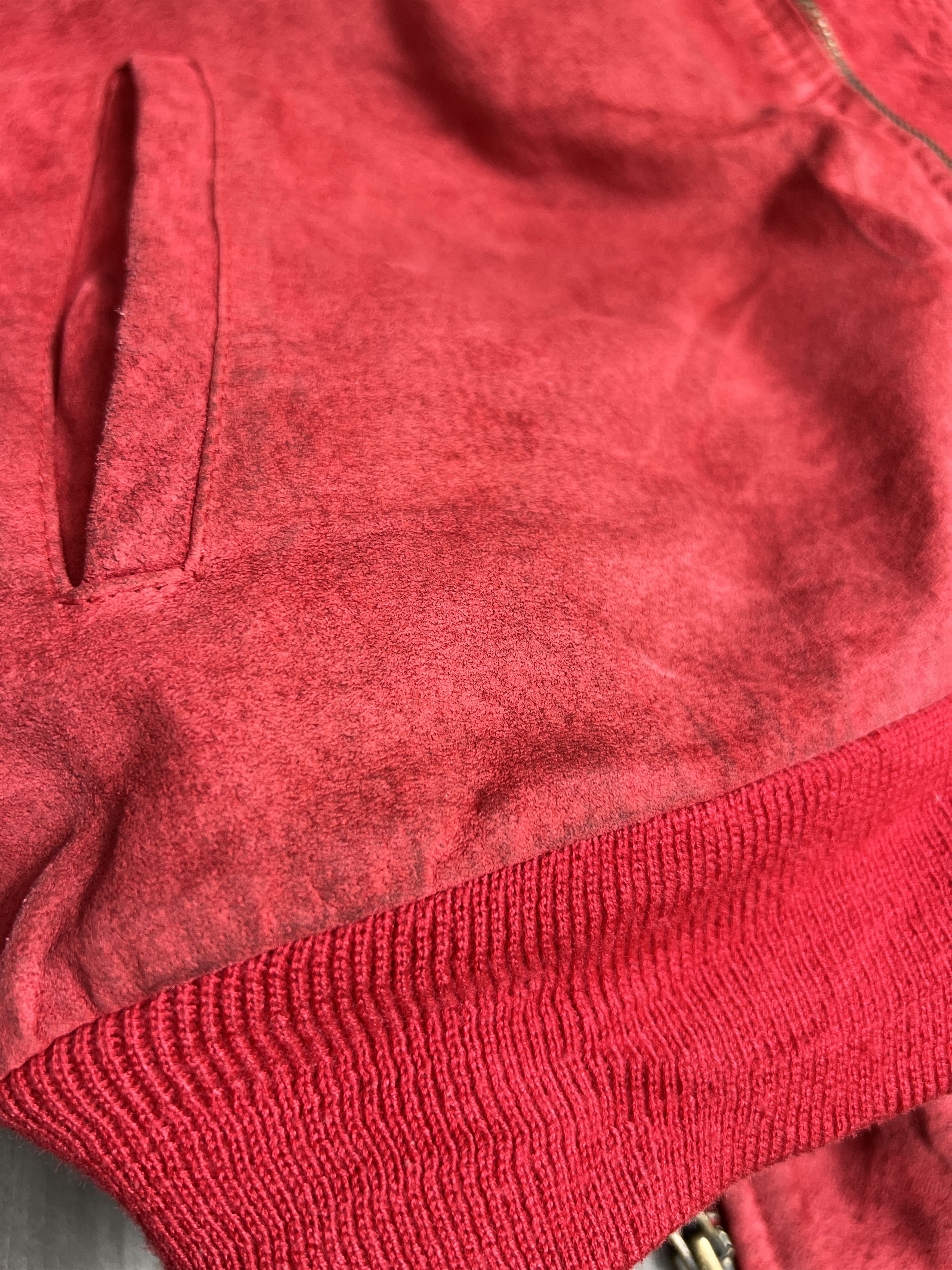 Japanese Brand Vintage NAF NAF Suede Leather Bomber Jacket (M) JKA350 Size US M / EU 48-50 / 2 - 8 Thumbnail