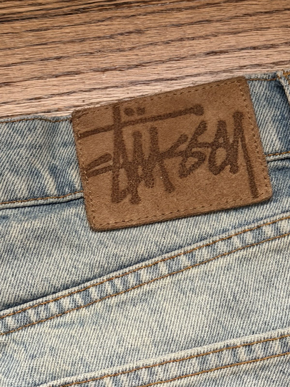 Stussy SS24 Beach Wash Big Ol’ Short Denim 30 Size US 30 / EU 46 - 4 Thumbnail