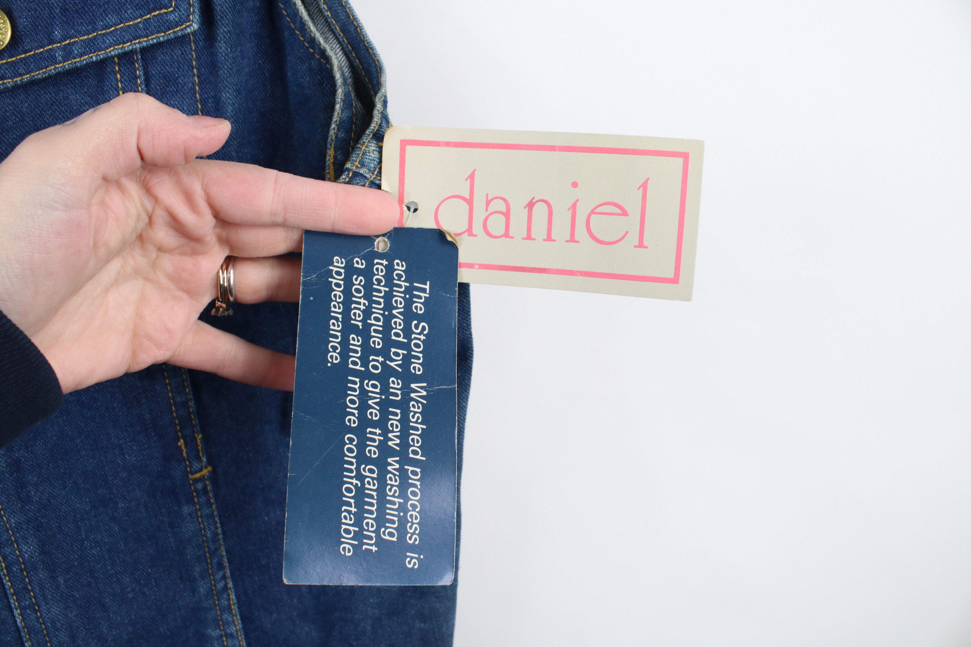 Vintage Deadstock Vintage 90s Streetwear Sleeveless Denim Vest Size L / US 10 / IT 46 - 5 Thumbnail
